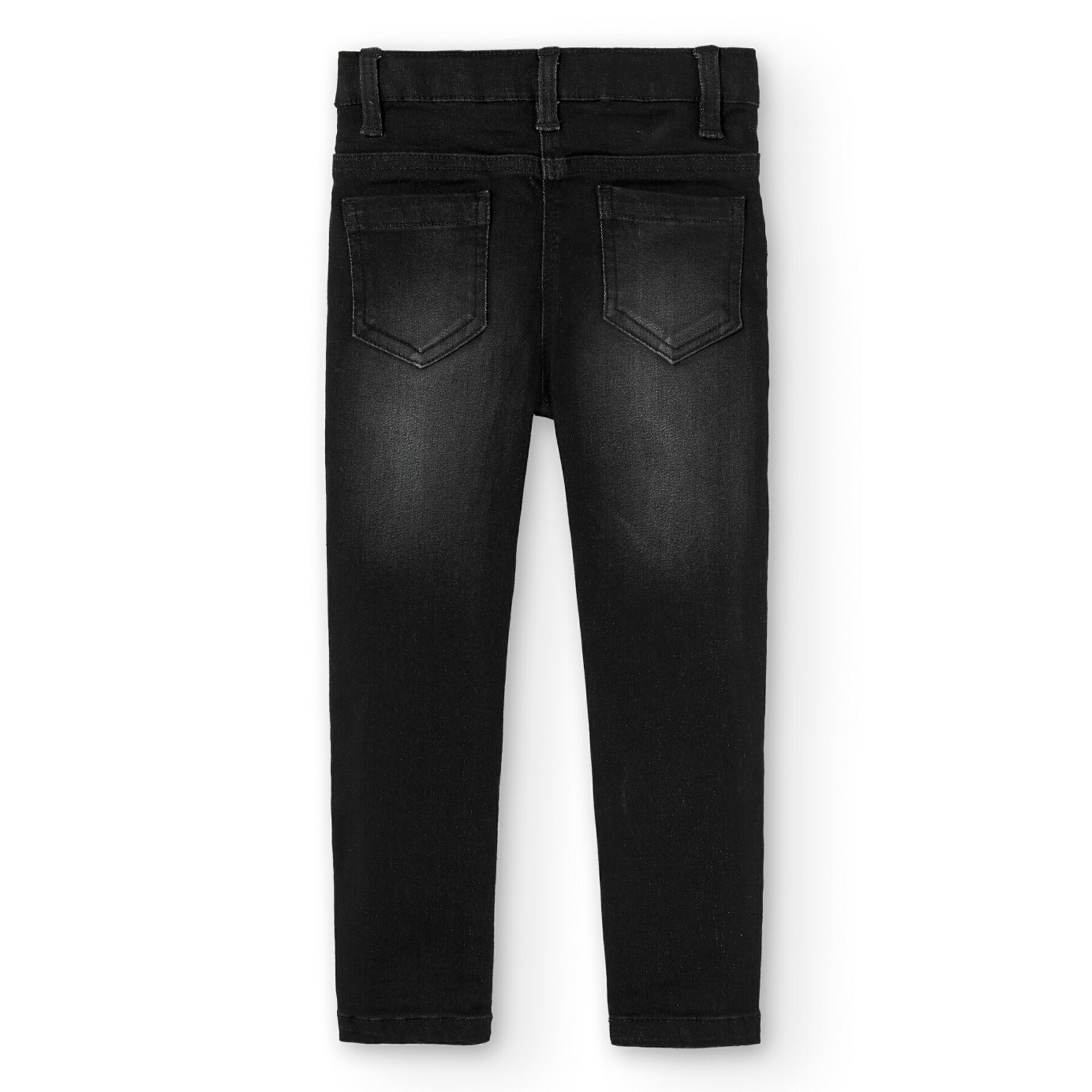 Pantalón denim elástico negro - 2