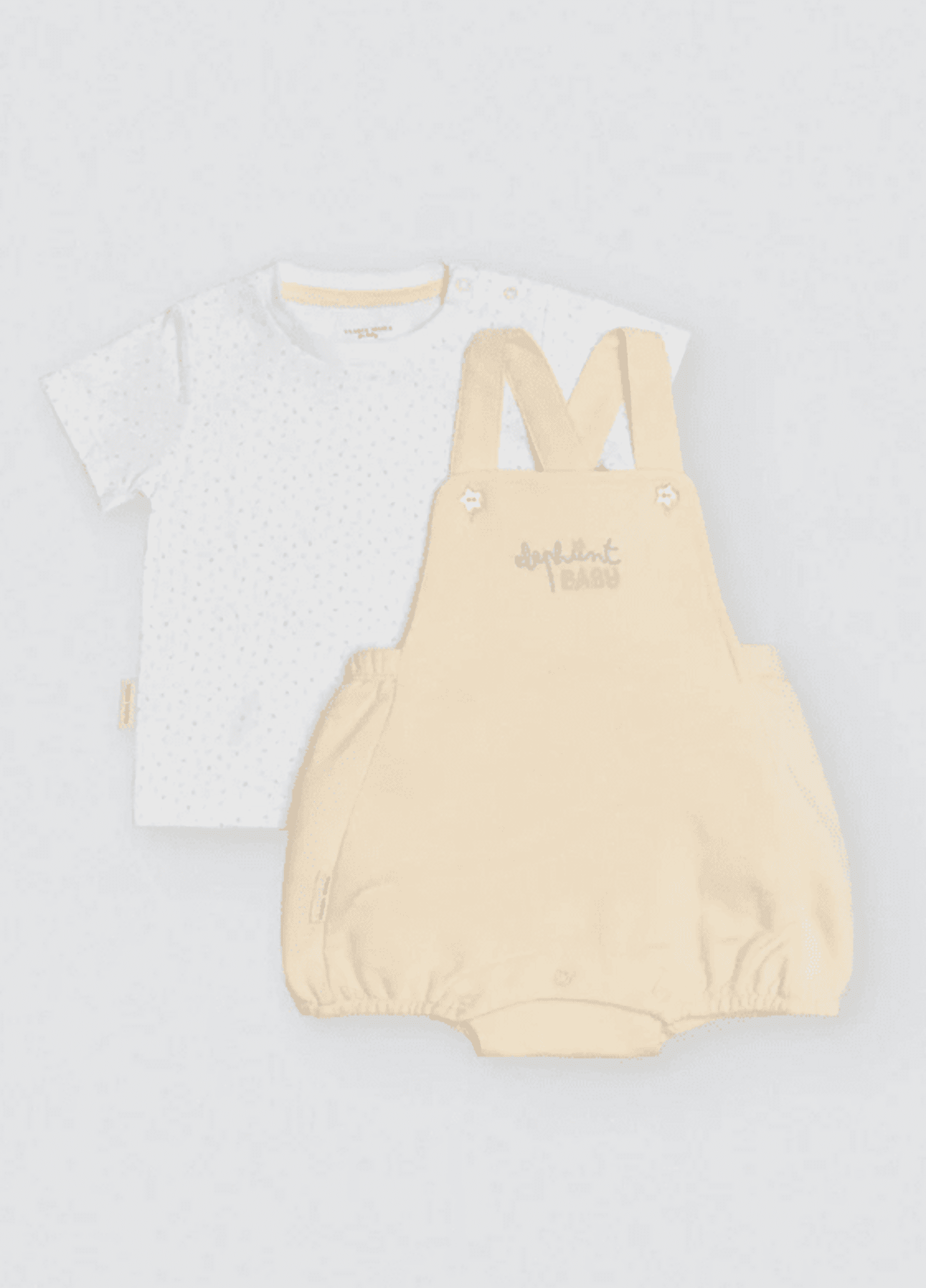 Conjunto bebé peto y camiseta manga corta Elephant - 2