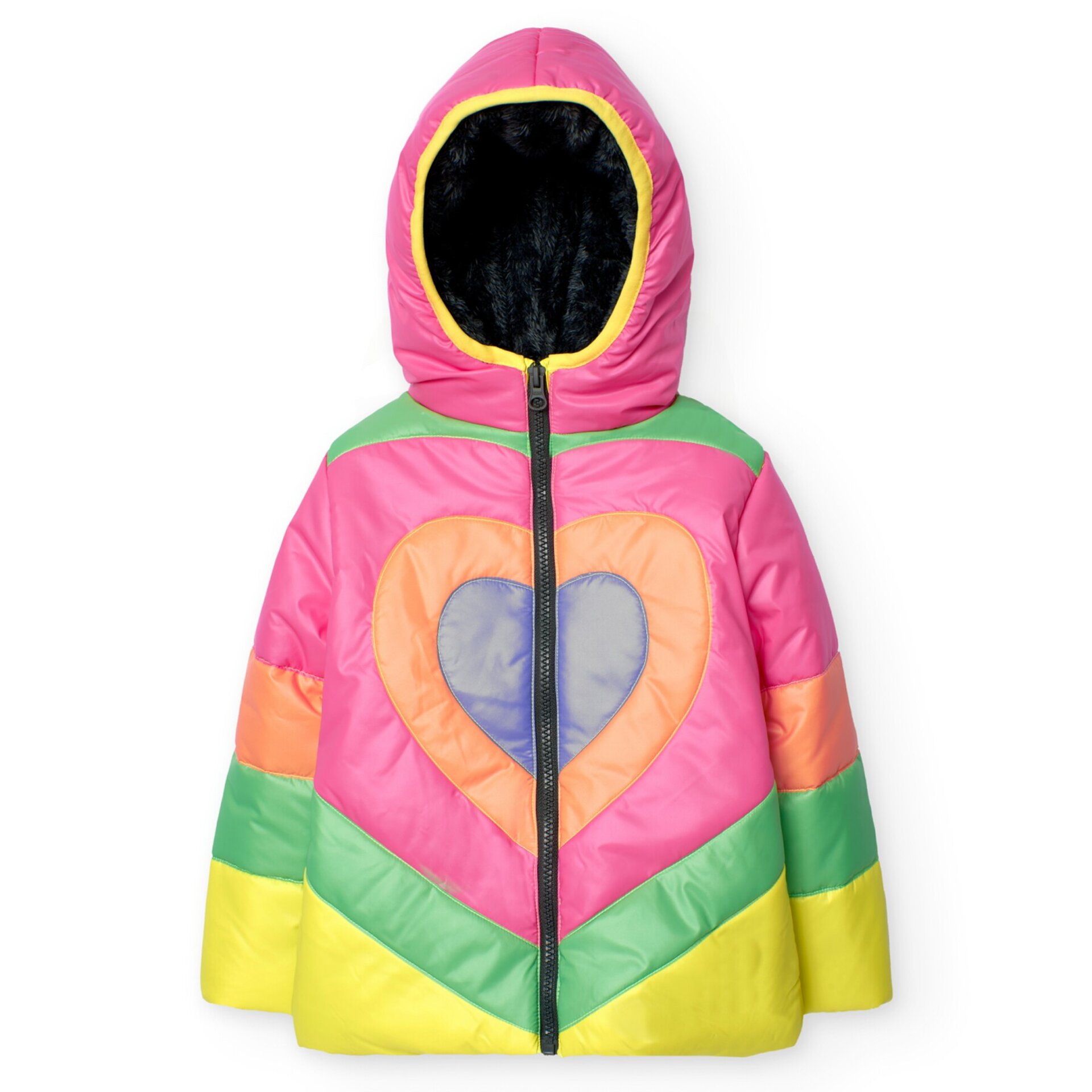Parka tejido técnico fucsia - 3