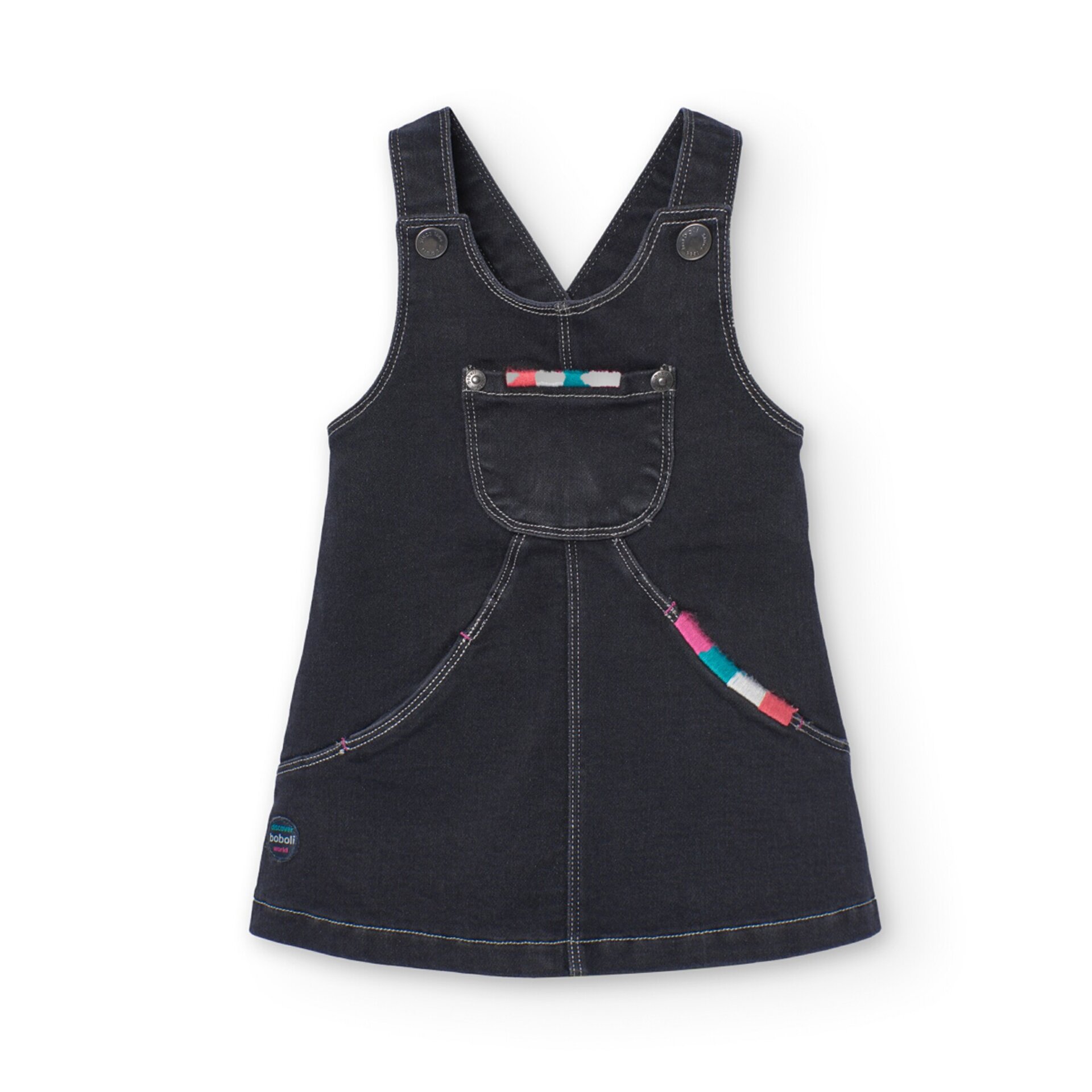 Cjto. Pichi denim+fórmula terciopelo (Talla 3A) - 2