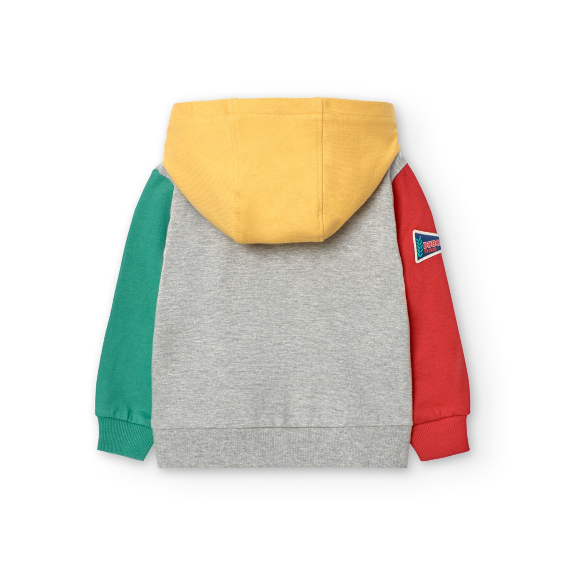 Sudadera canguro felpa niño gris vigoré - 2