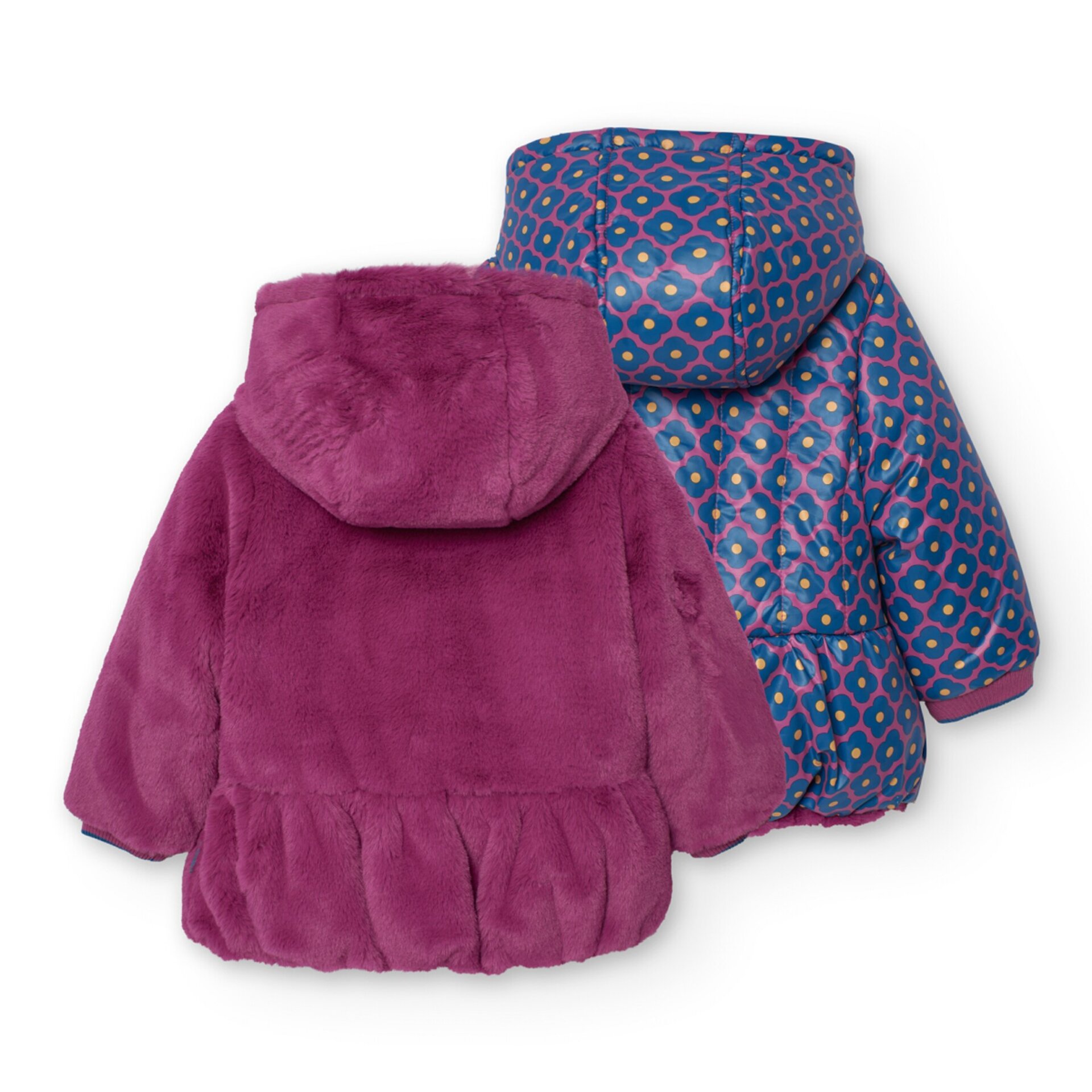 Parka reversible niña uva - 2