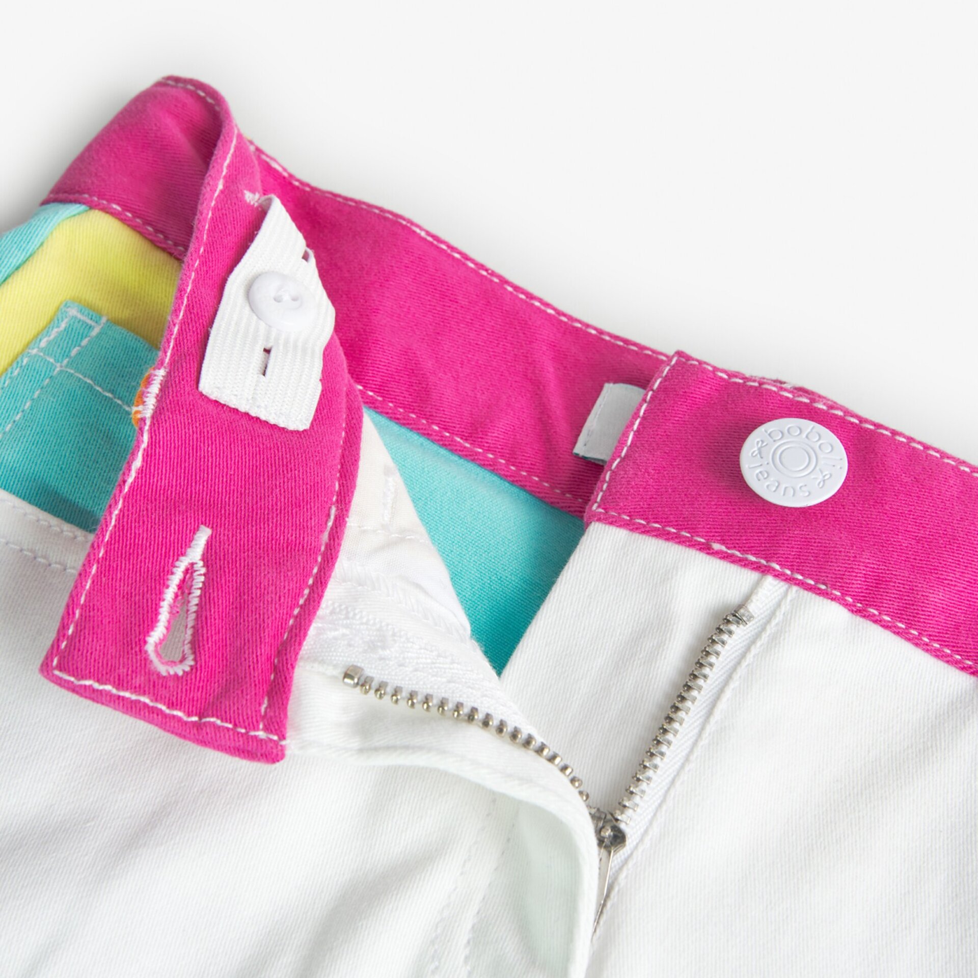 Short denim blanco/colores (5años) - 4