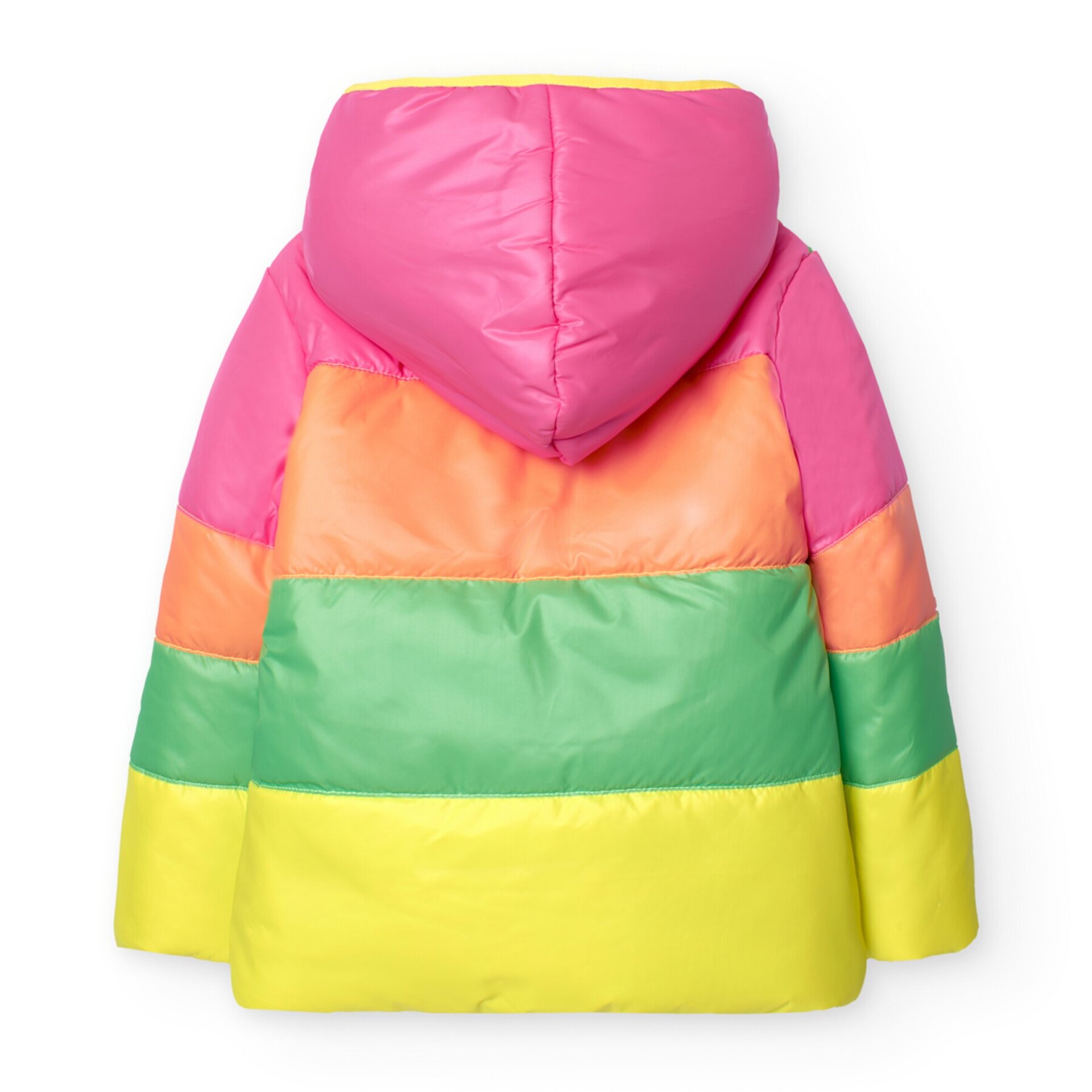 Parka tejido técnico fucsia - 2