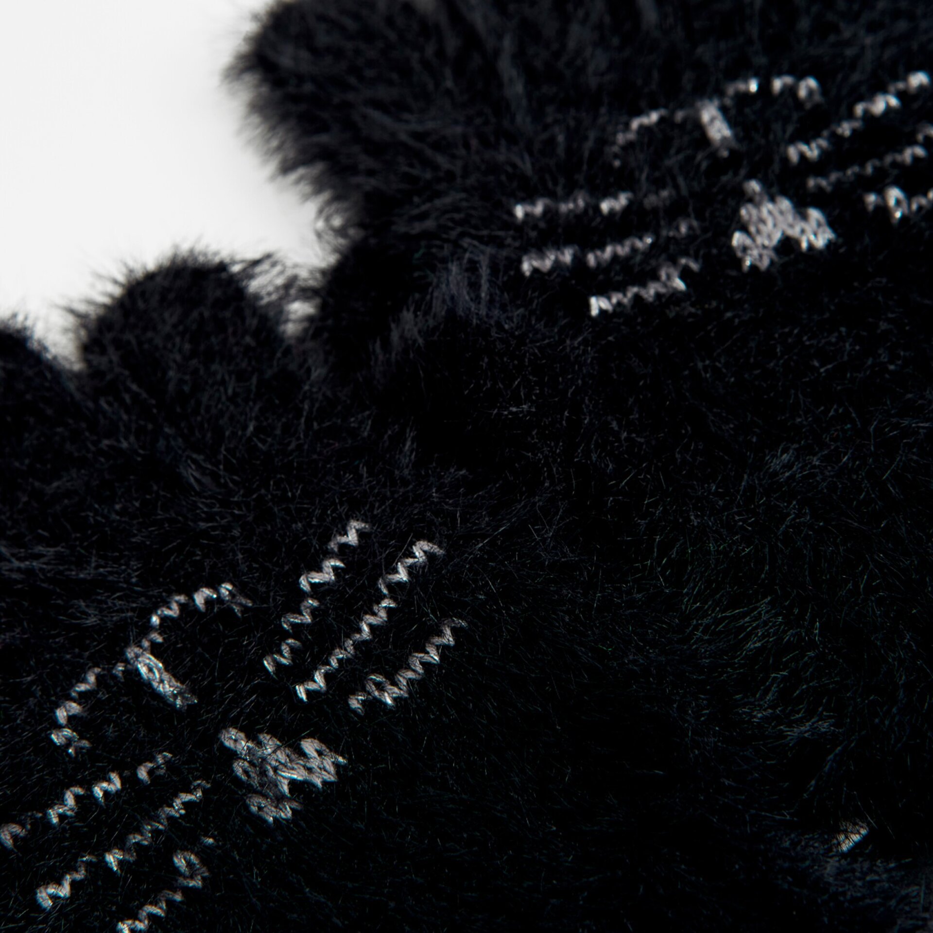 Guantes tricotosa "gato" negro - 2