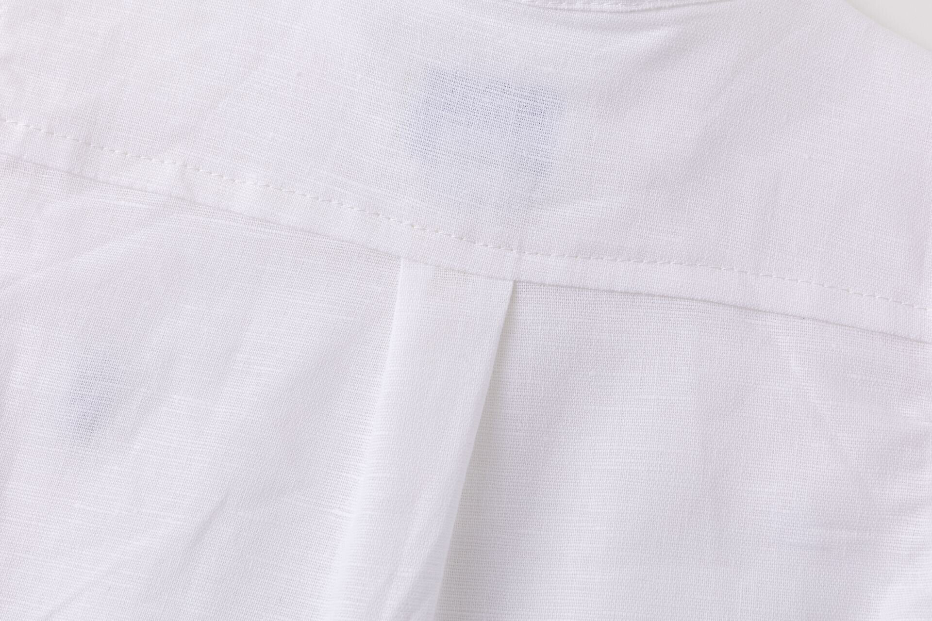 Camisa lino blanca - 5