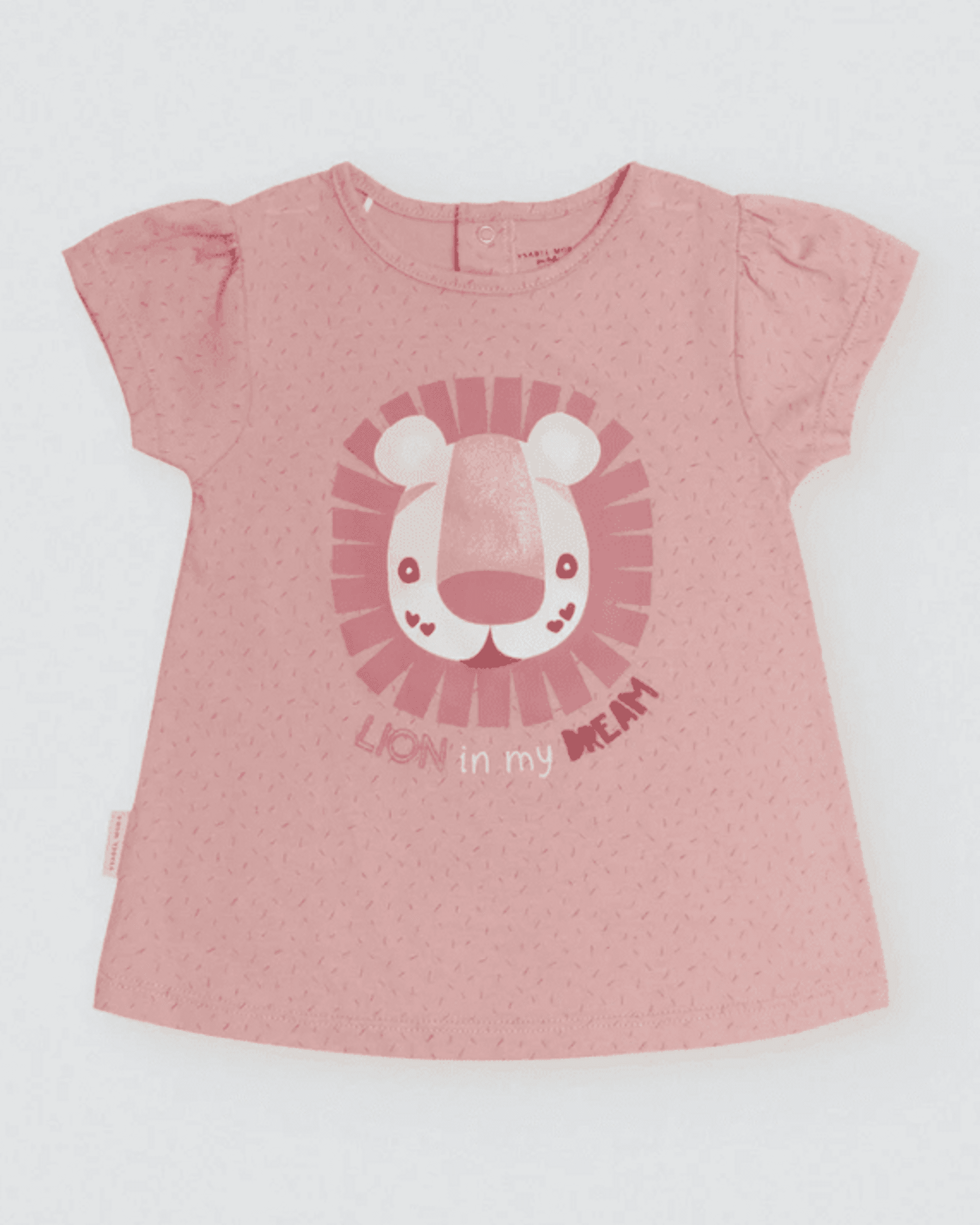 Conjunto bebé camiseta manga corta y cubrepañal volantes Safari Dream - 3