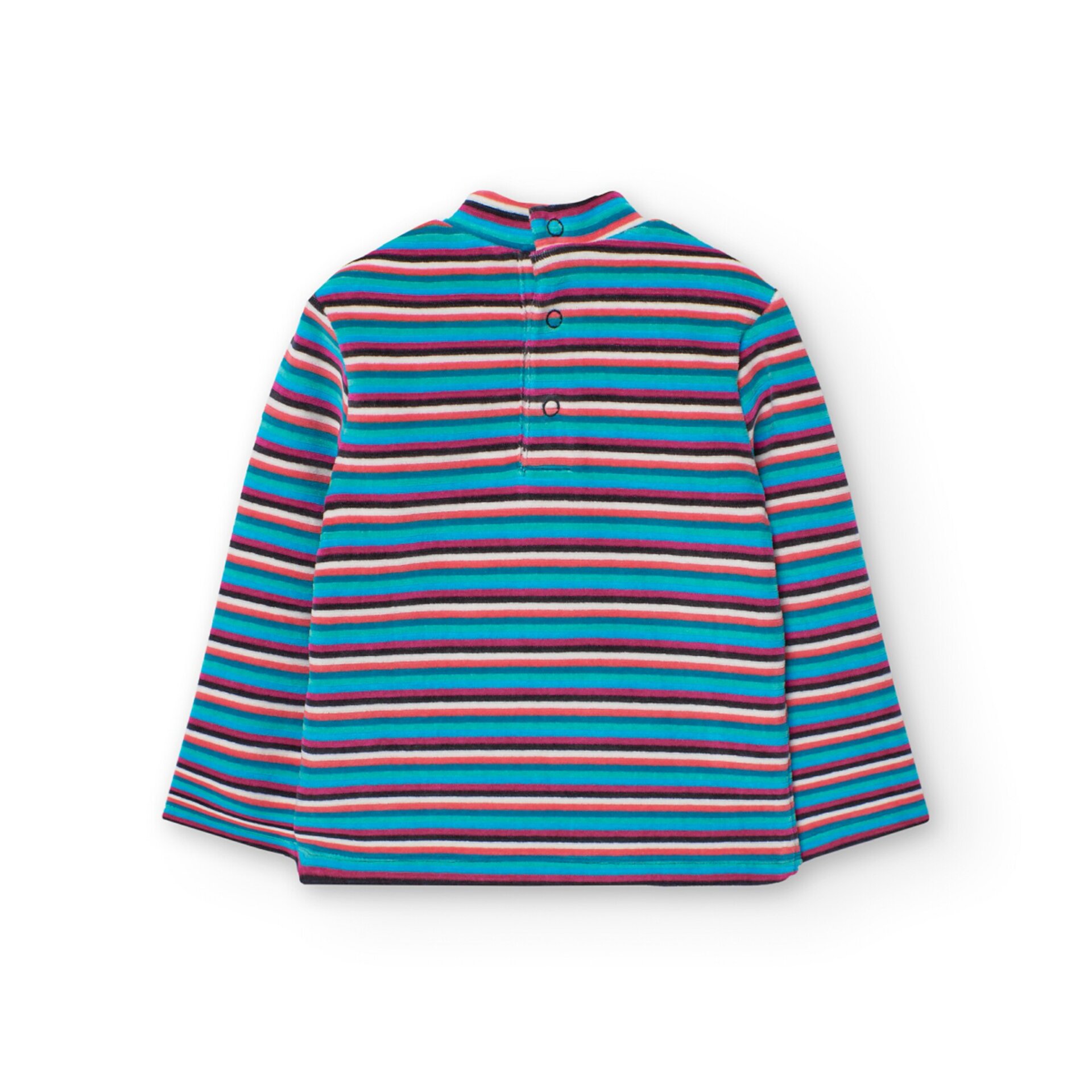 Camiseta terciopelo listado multicolor - 2