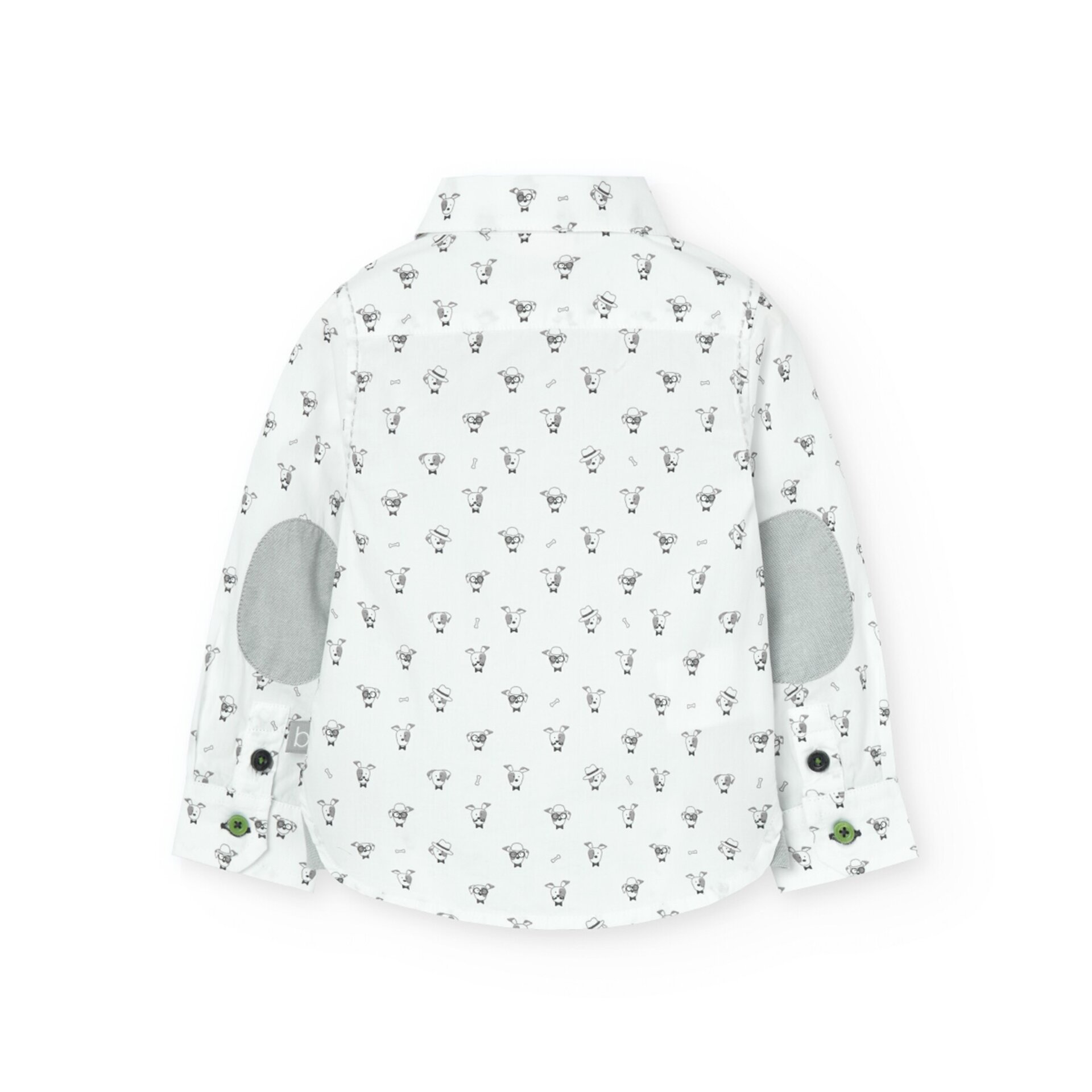Camisa popelín estampado perros (2y3A) - 2