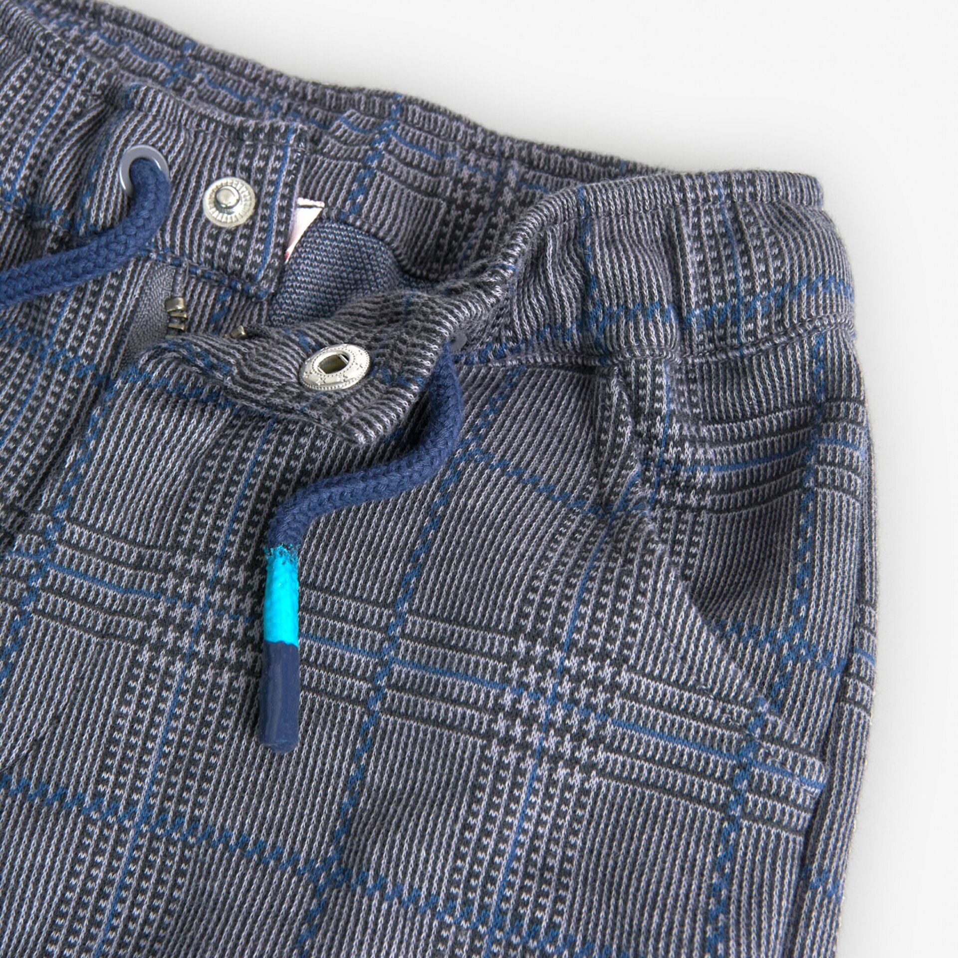 Pantalón cuadros antracita - 3