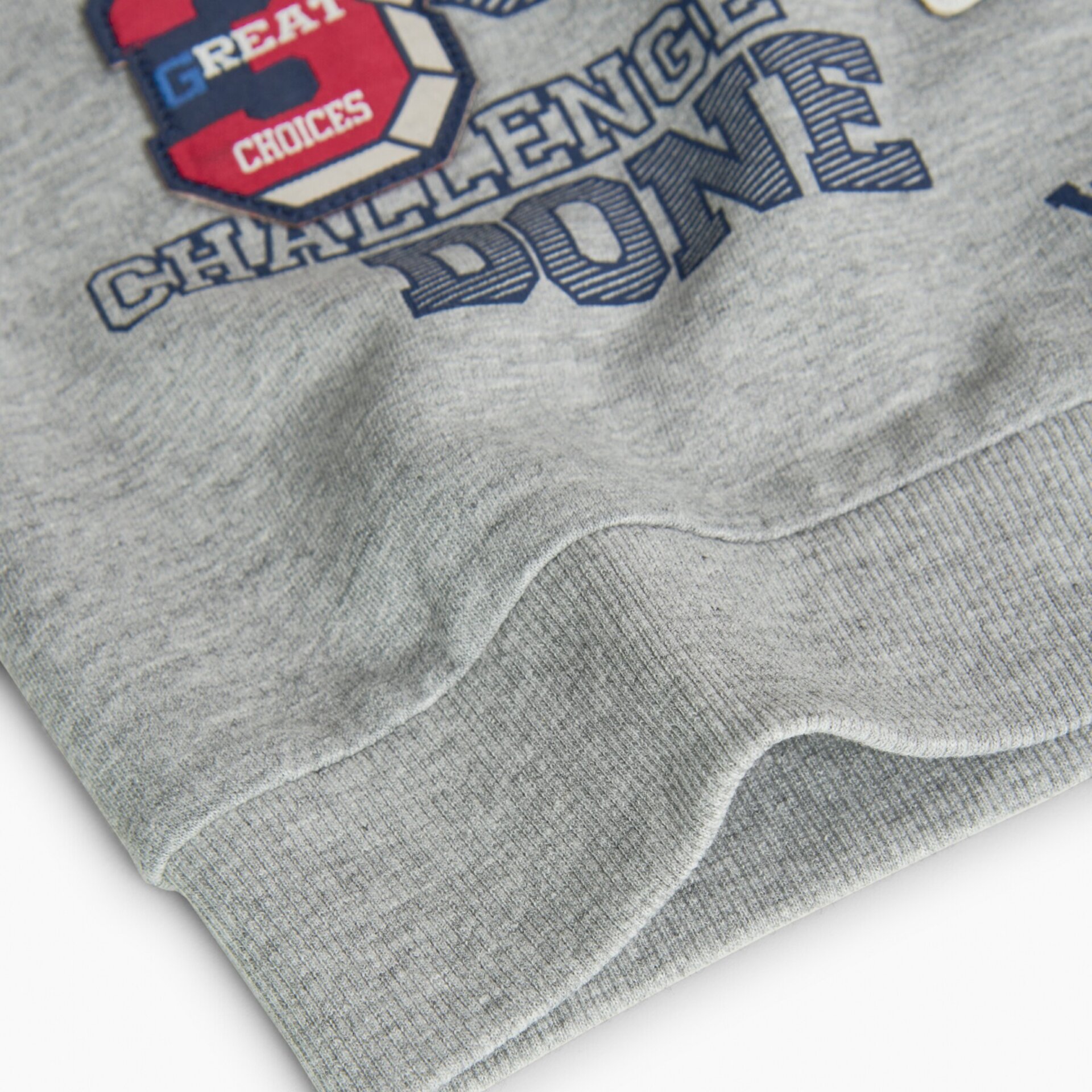 Sudadera felpa niño gris vigoré - 4