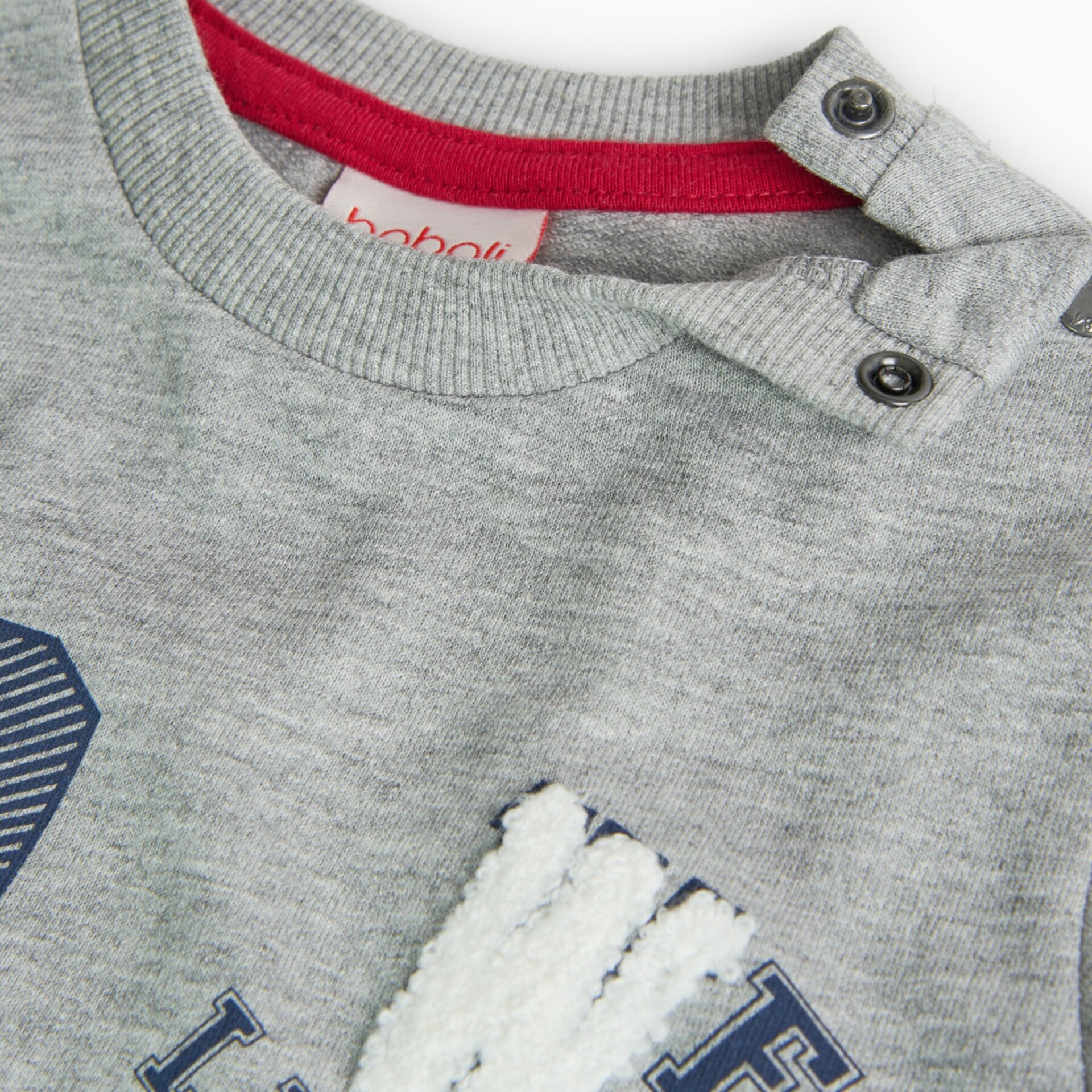 Sudadera felpa niño gris vigoré - 3