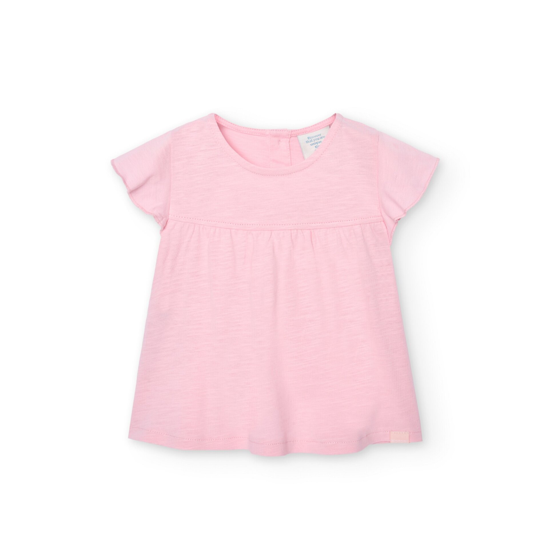 Cjto. Blusón básico rosa+Short blanco - 6 años - 1