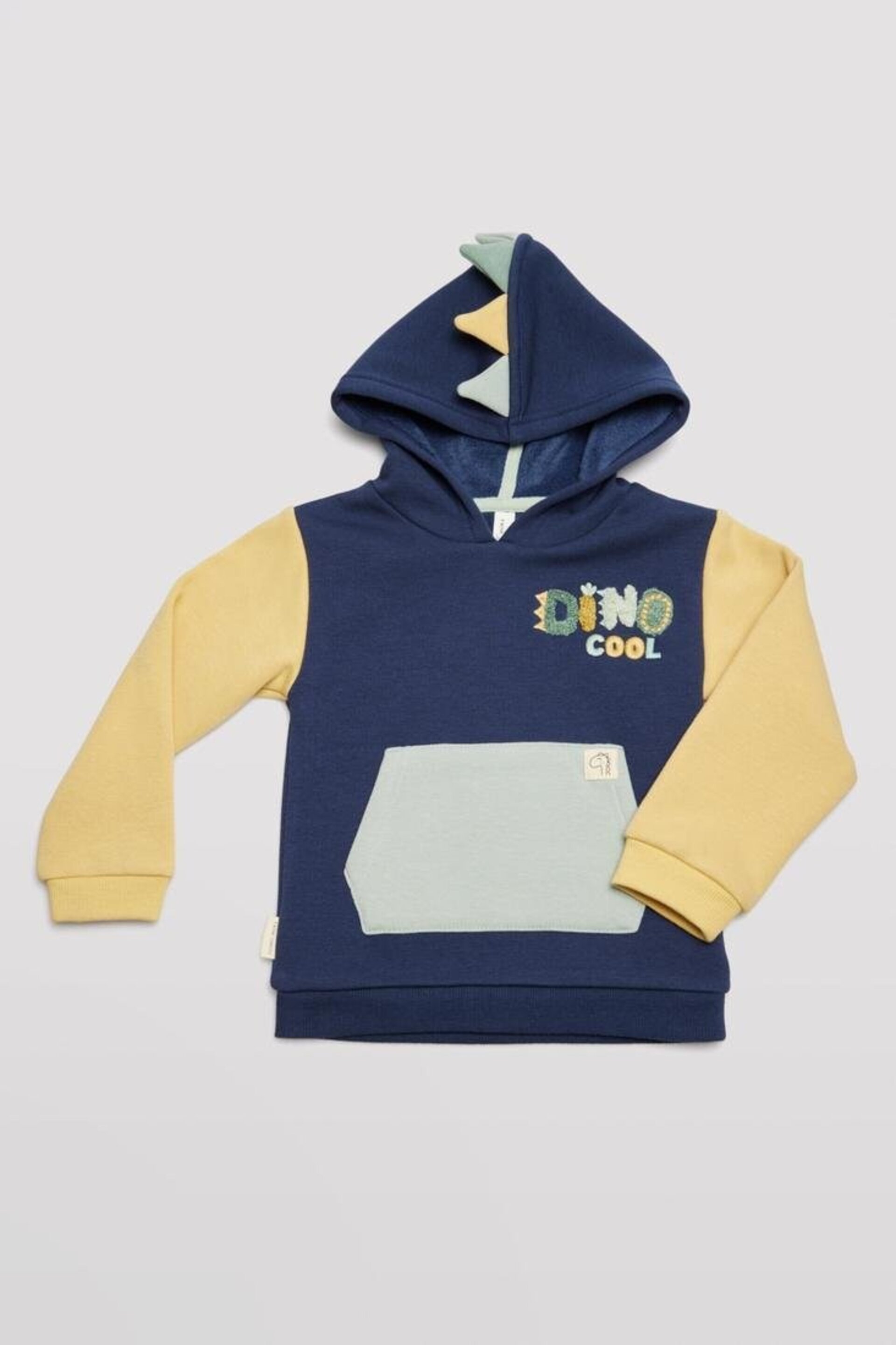 Conjunto bebé manga larga con capucha dinosaurio (9 meses) - 2