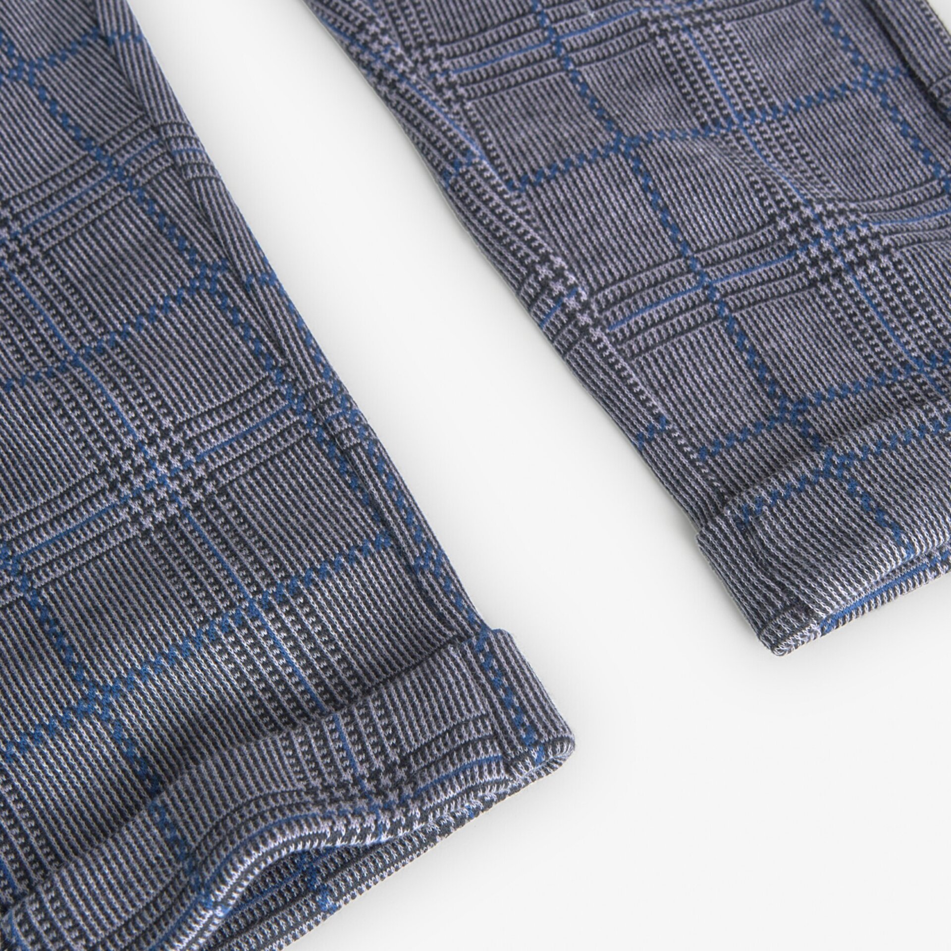 Pantalón cuadros antracita - 4