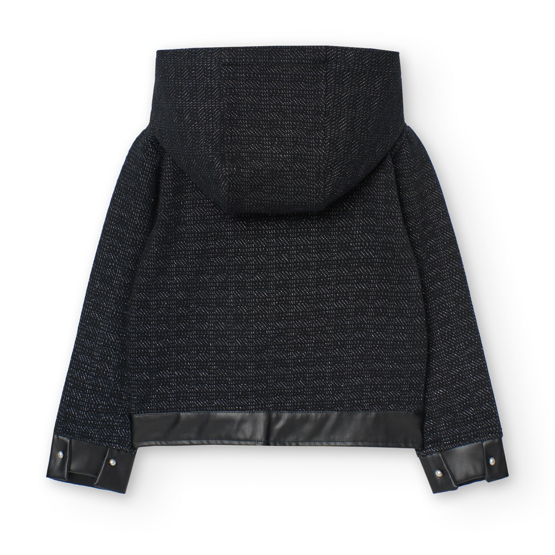 Chaqueta punto fantasía negra - 2