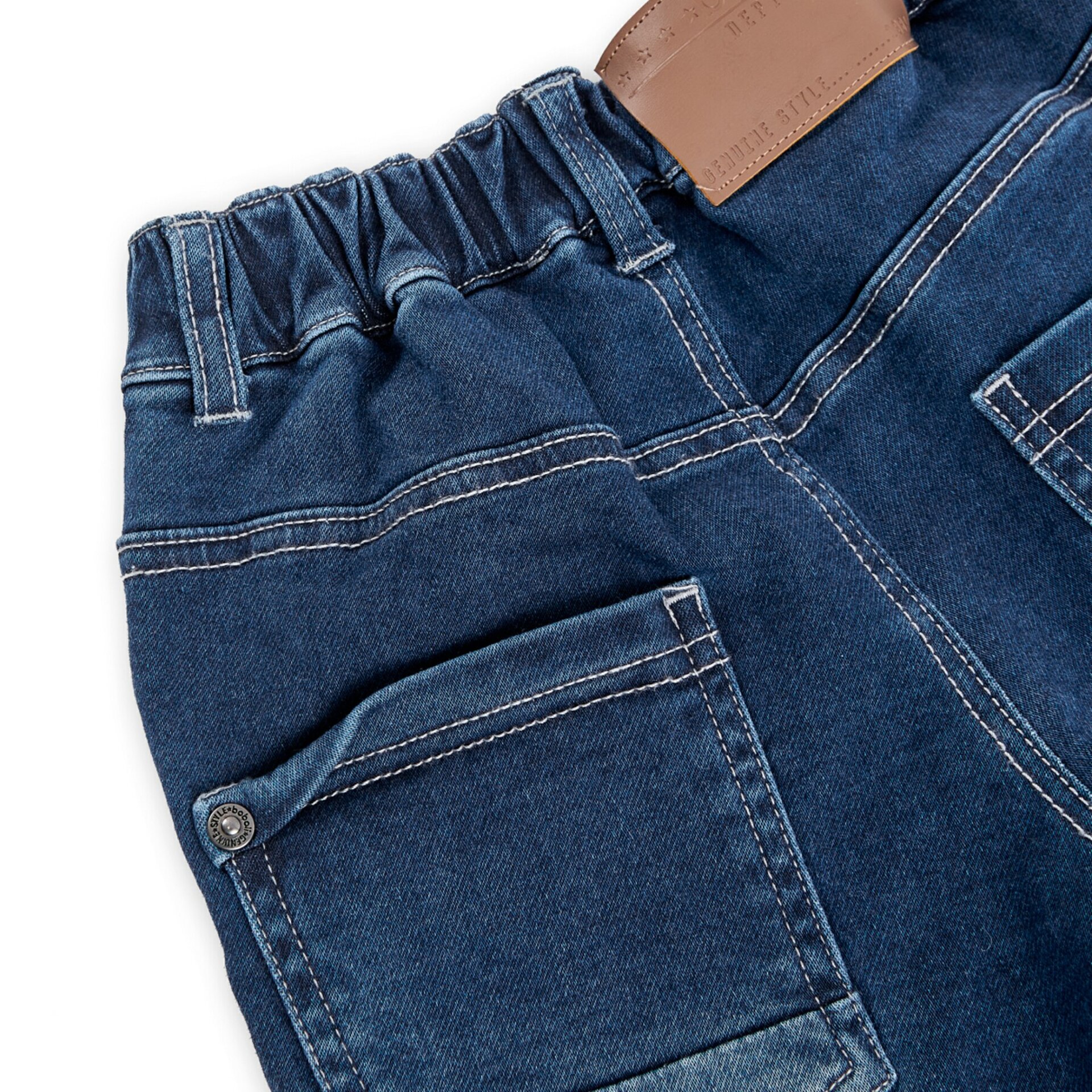 Bermuda denim azul medio - 4
