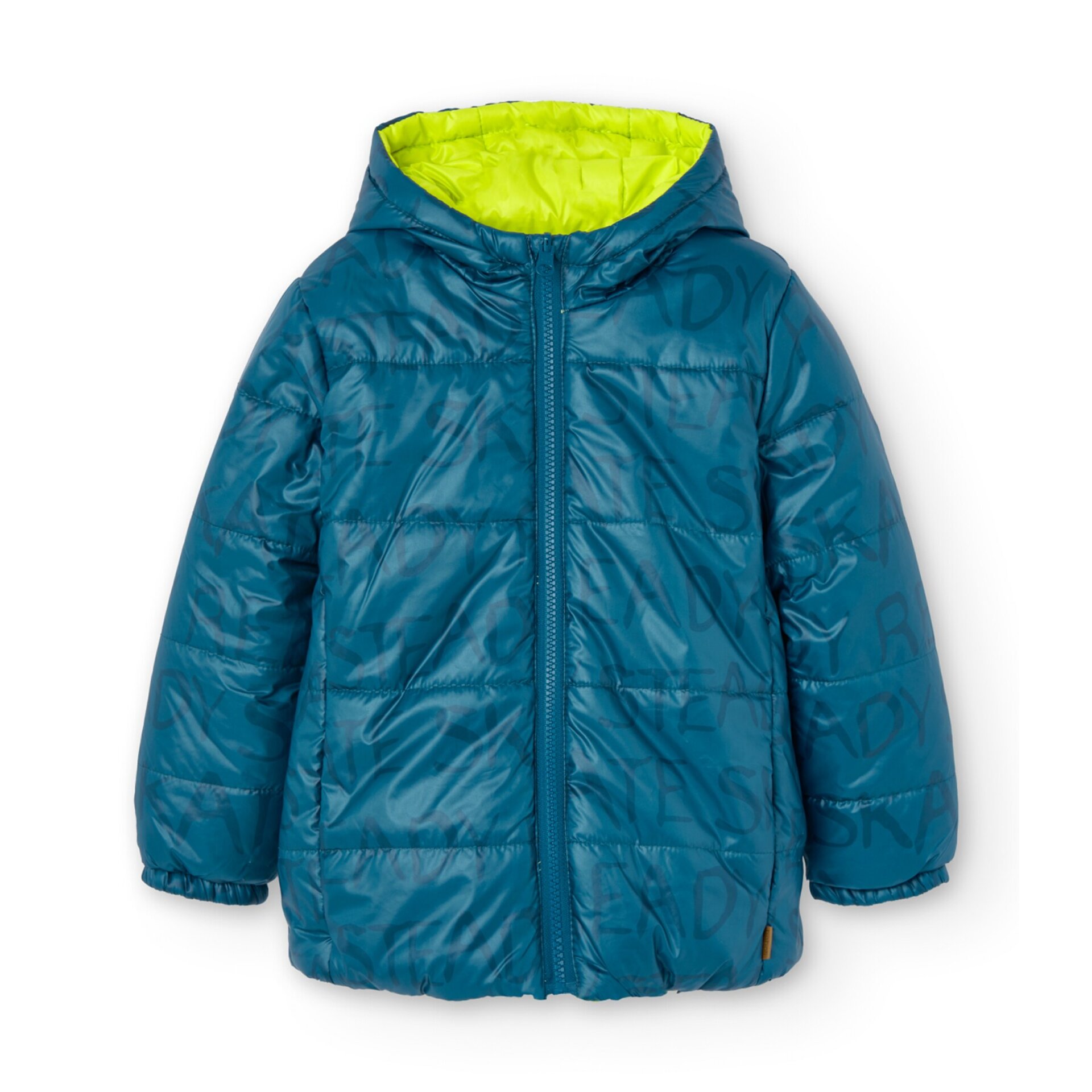 Parka reversible estampado letras (12A) - 3