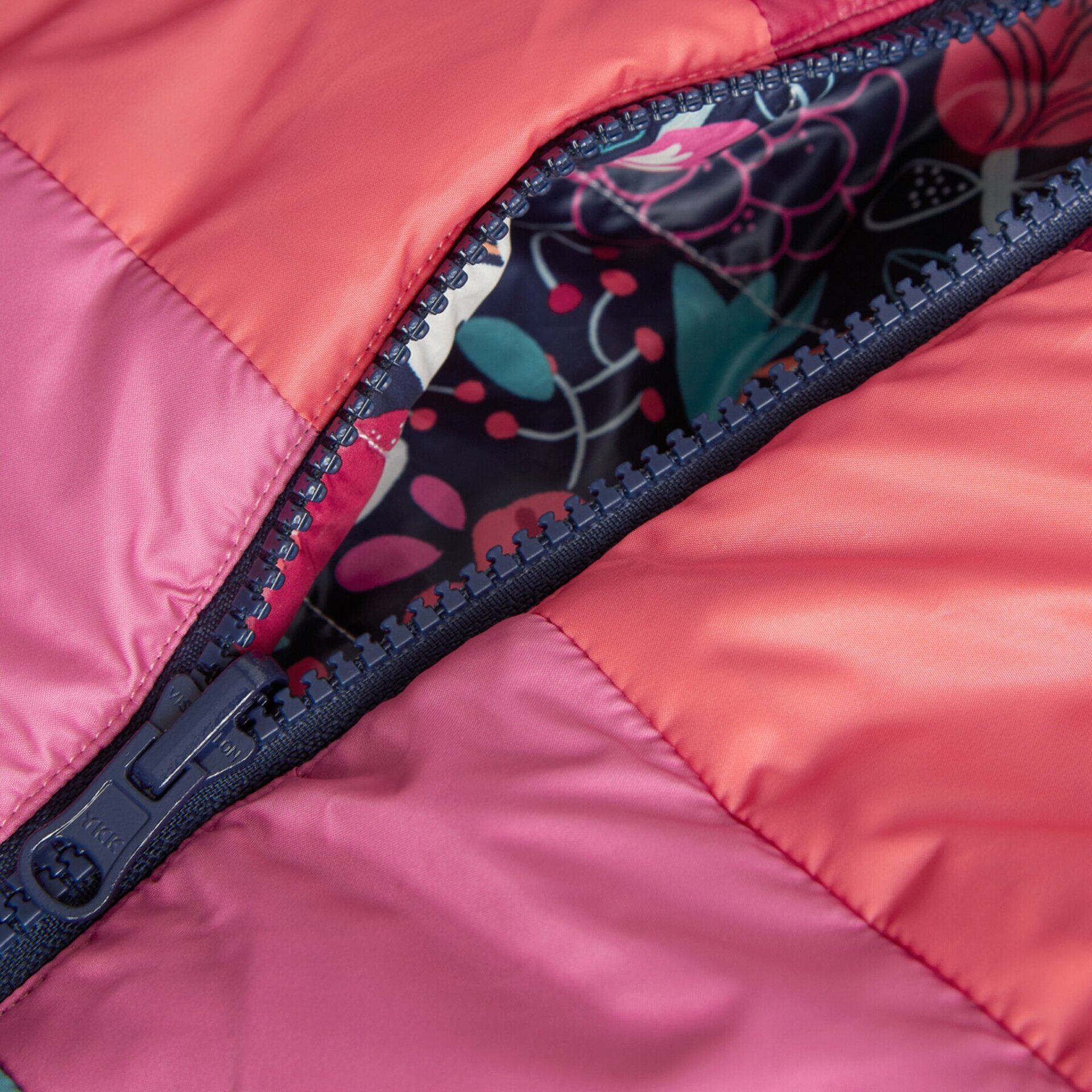 Parka reversible niña estampado flores - 12