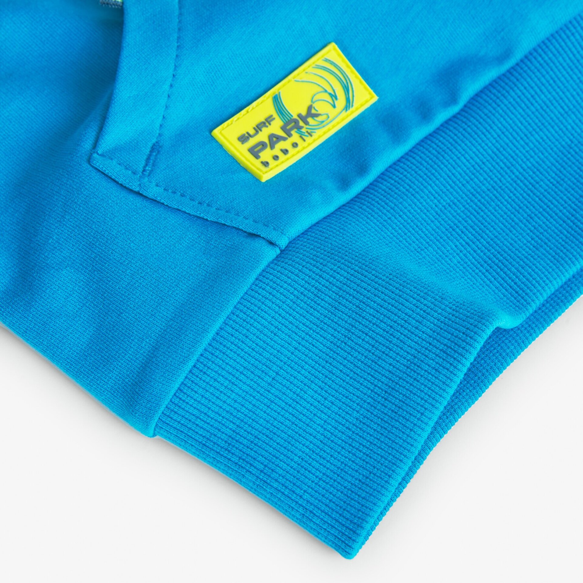 Sudadera canguro azul capucha (16A) - 6