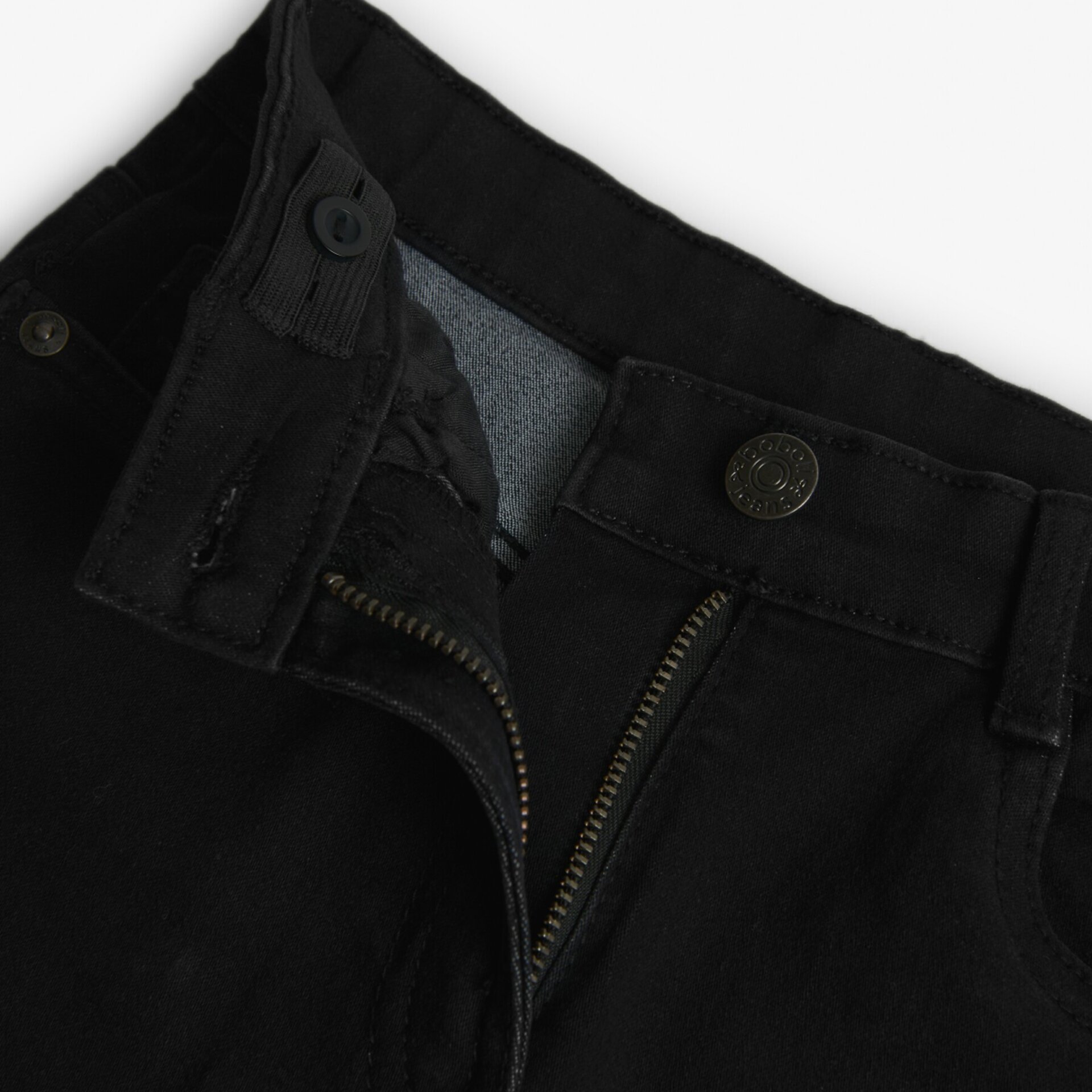 Pantalón denim elástico negro - 4