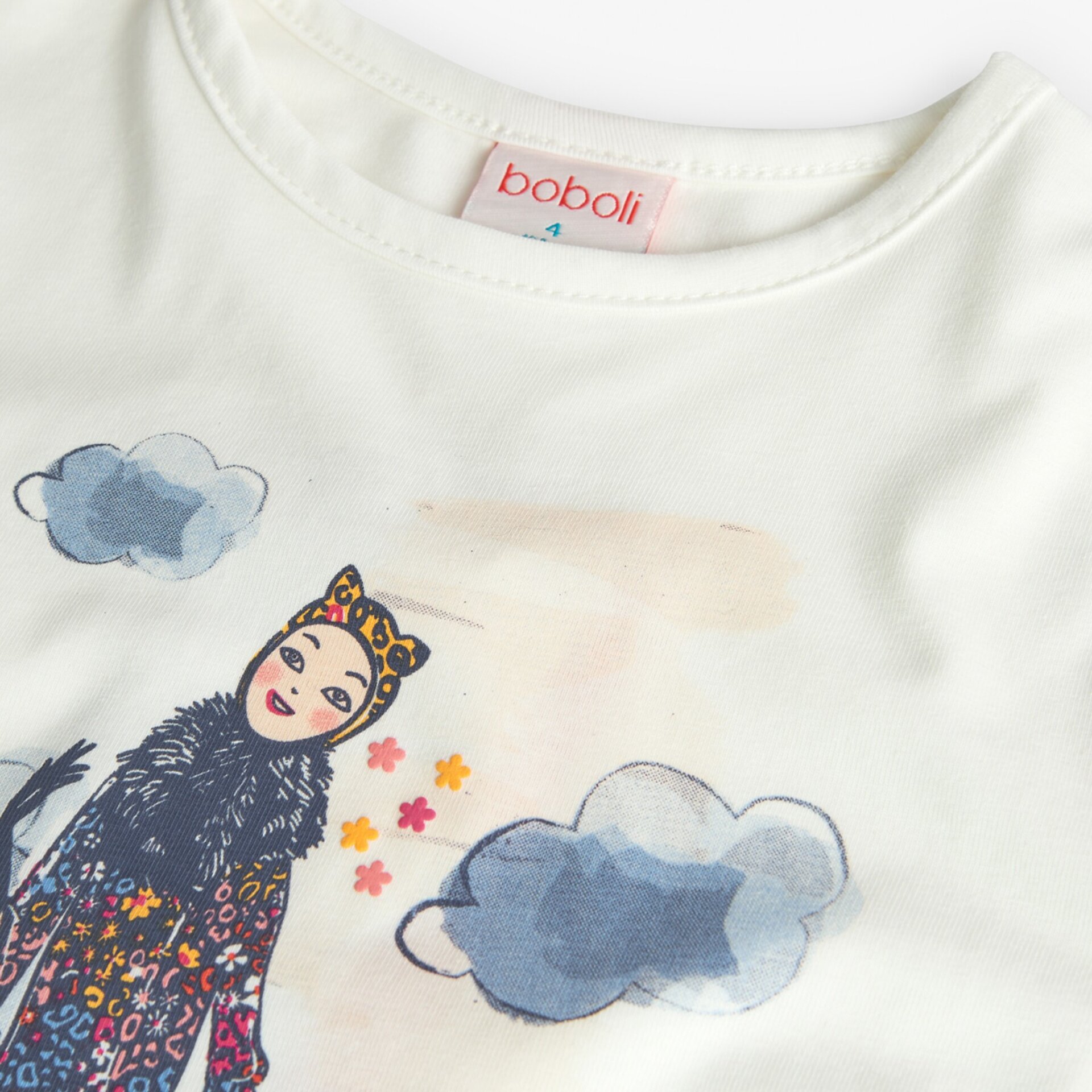 Camiseta niña elástica blanca (12A) - 3