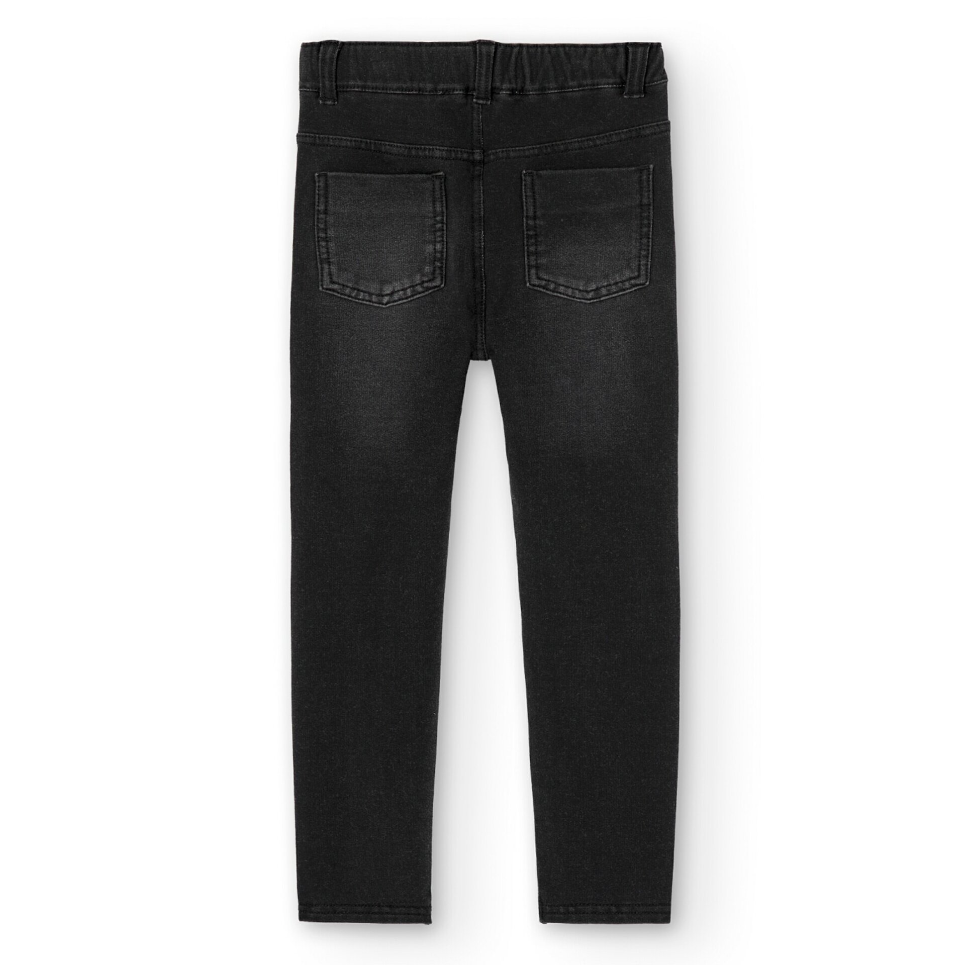Pantalón felpa denim negro - 2