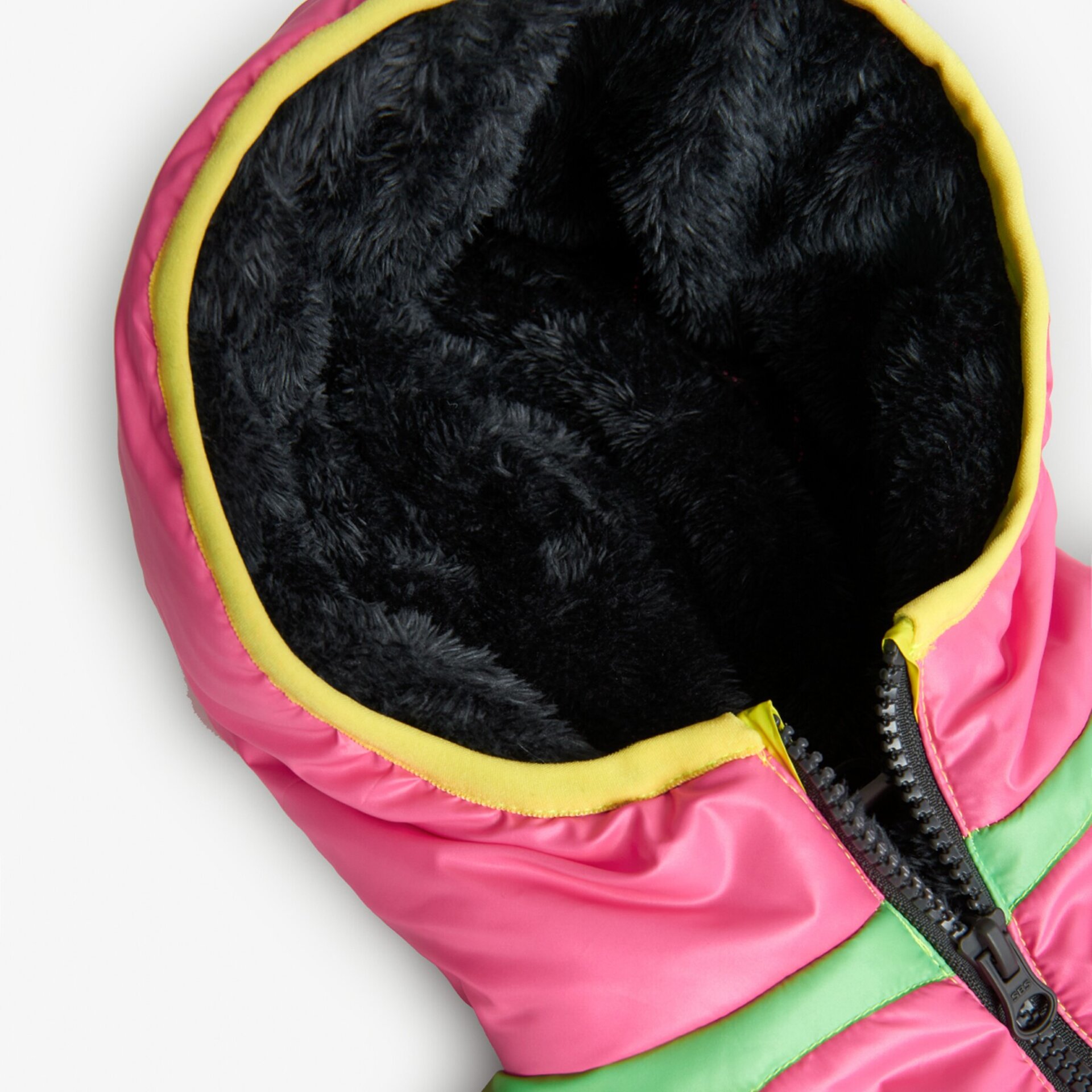Parka tejido técnico fucsia - 5