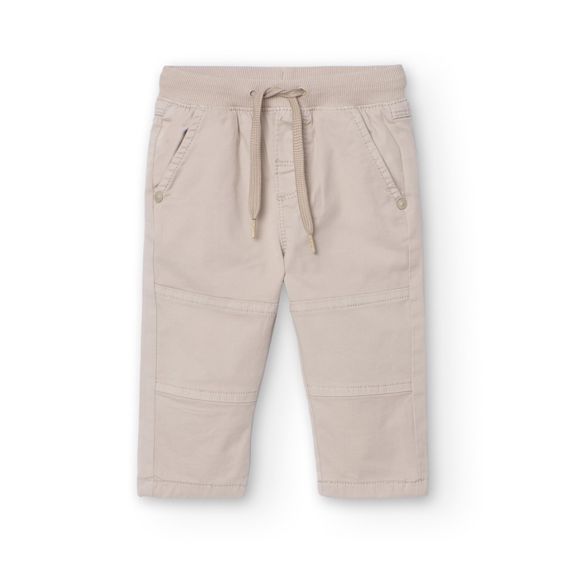 Pantalón gabardina topo - 1