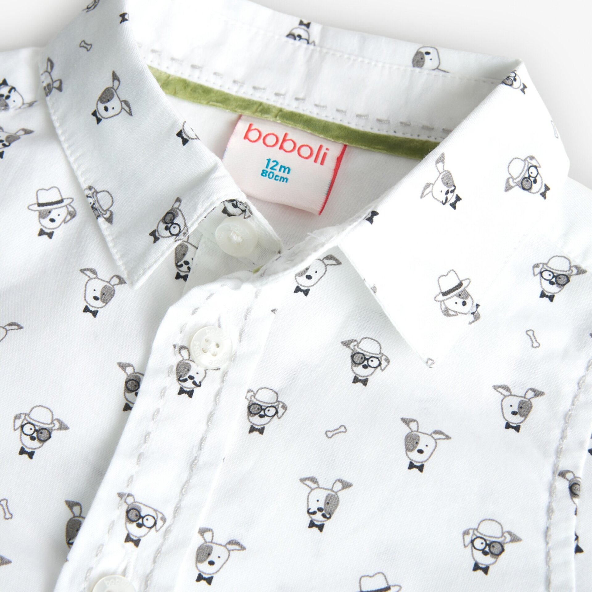 Camisa popelín estampado perros (2y3A) - 3