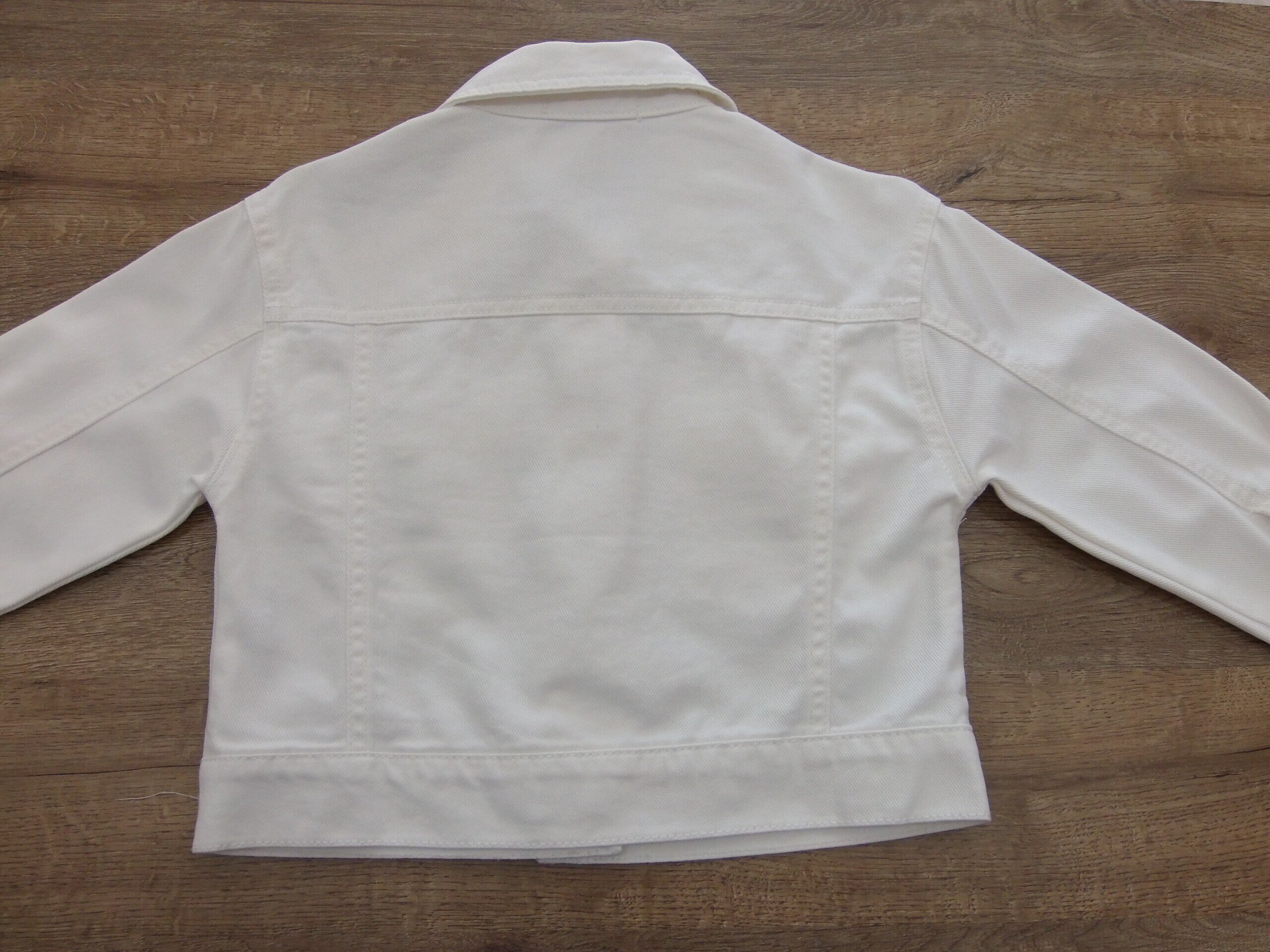 Chaqueta Vaquera para Niña – En Blanco o Azul Denim - 5