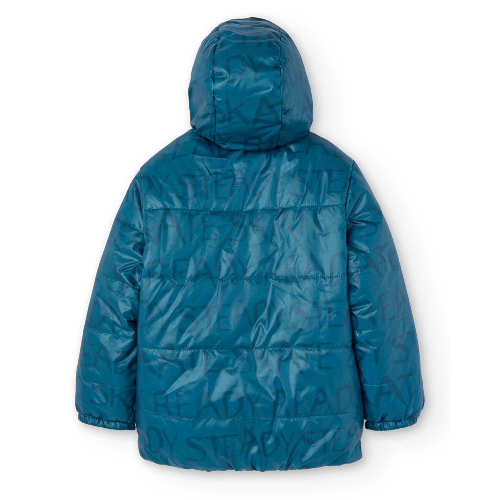 Parka reversible estampado letras (12A) - 6