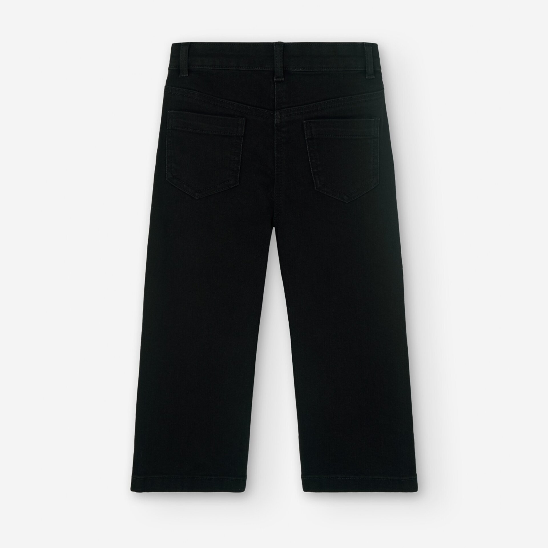 Pantalón denim elástico negro - 2