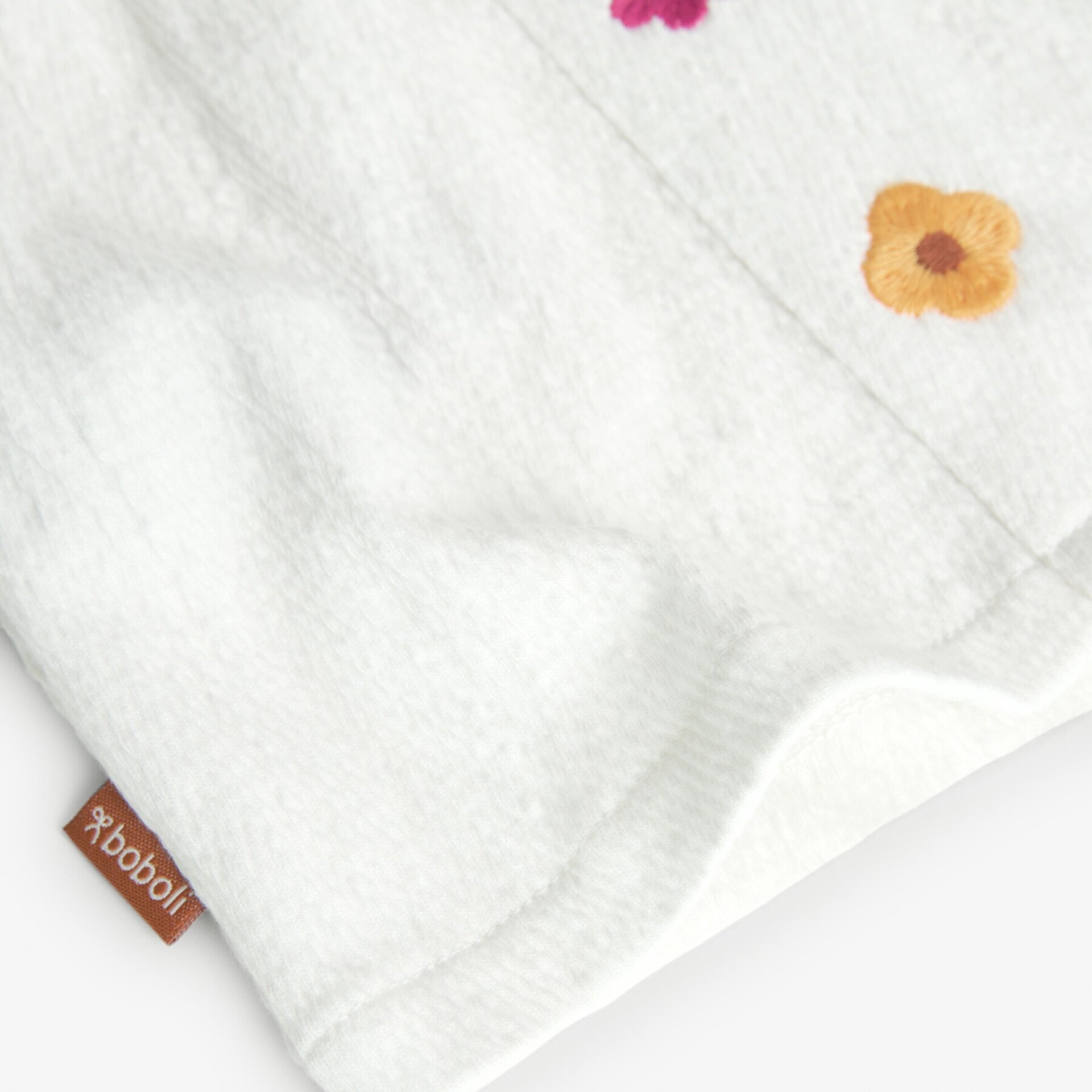 Camiseta punto engomado niña blanco (2A) - 4