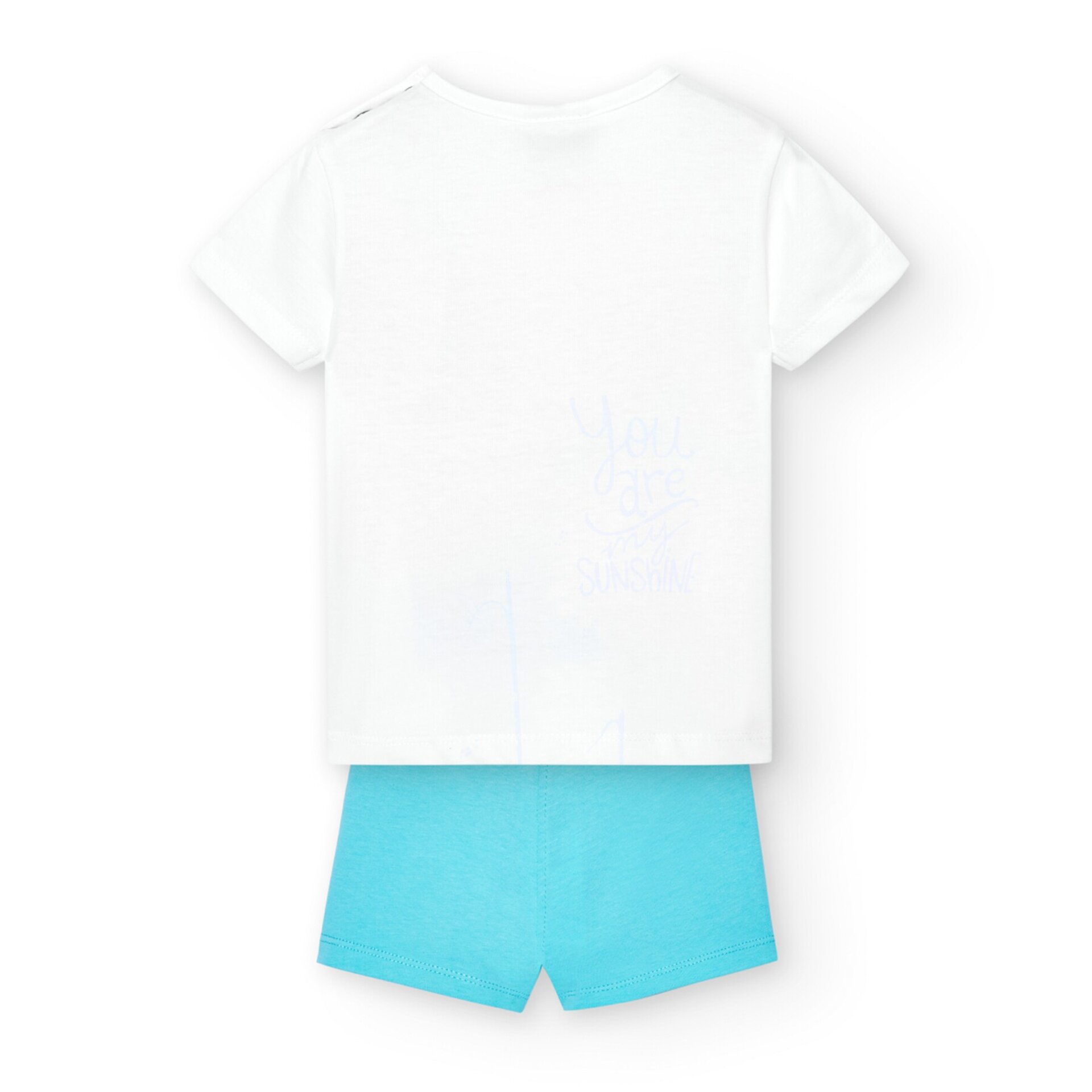 Conjunto short y camiseta flores - 2
