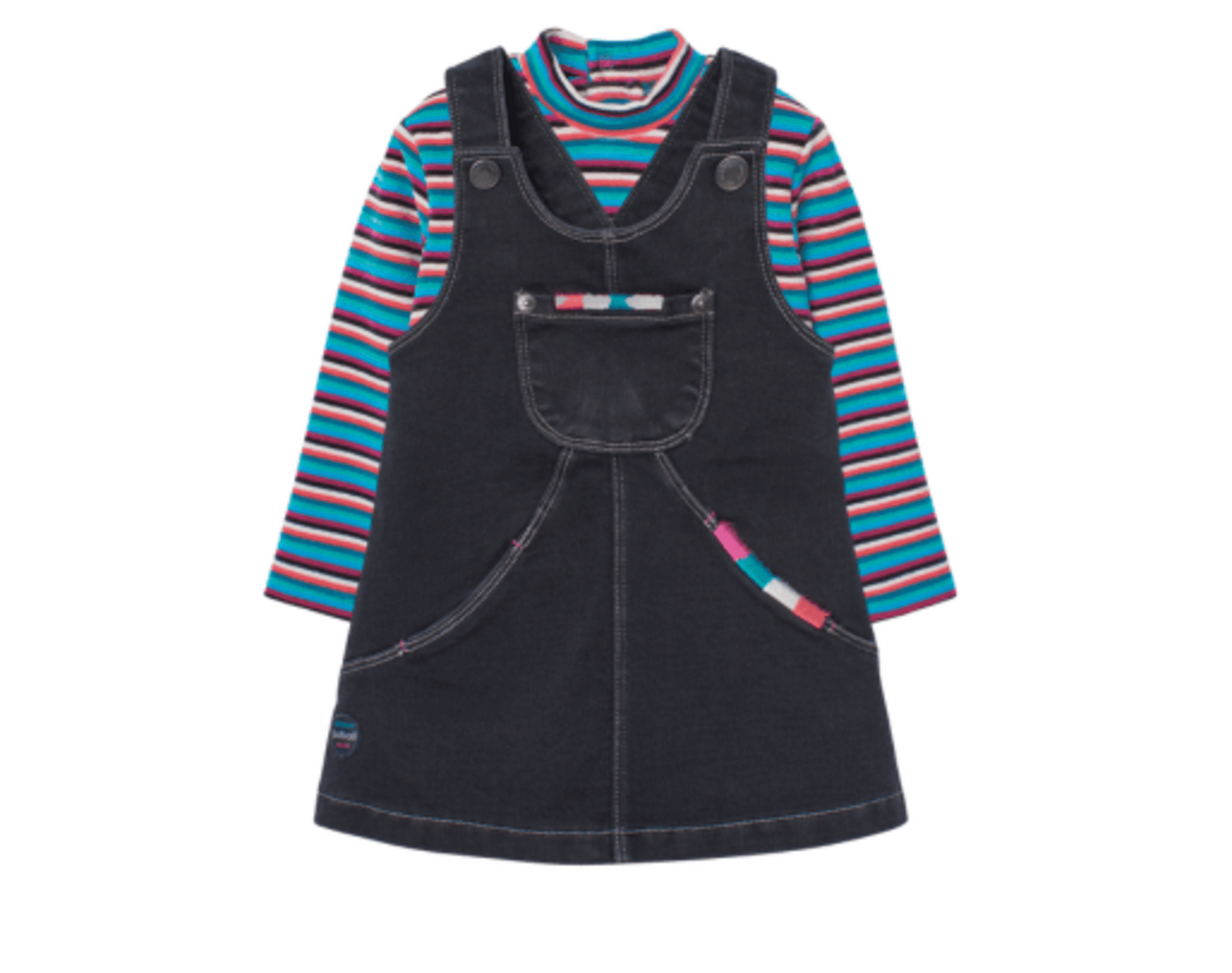 Cjto. Pichi denim+fórmula terciopelo - 3 años - 1