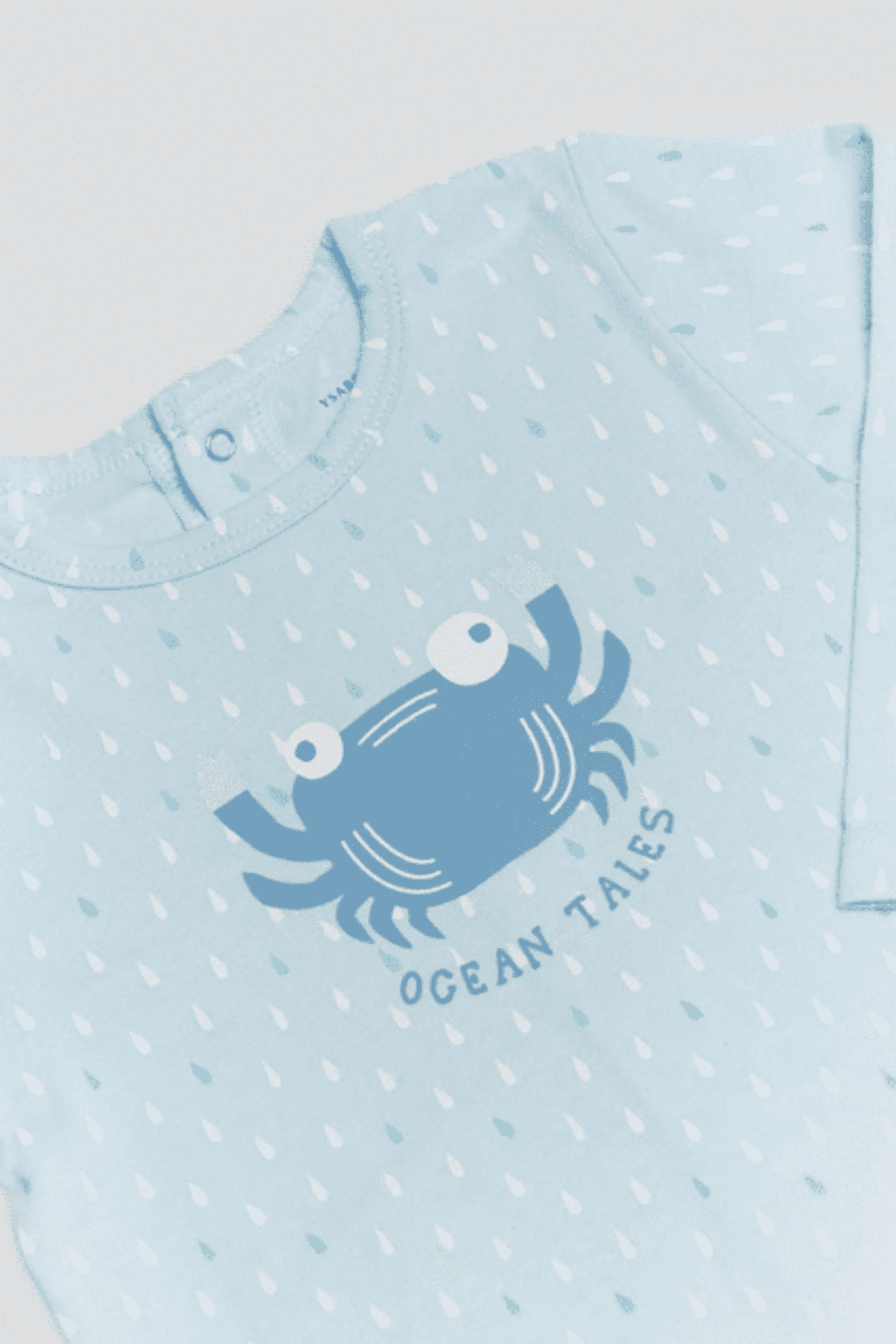Pelele bebé manga larga Ocean Tales azul - 2