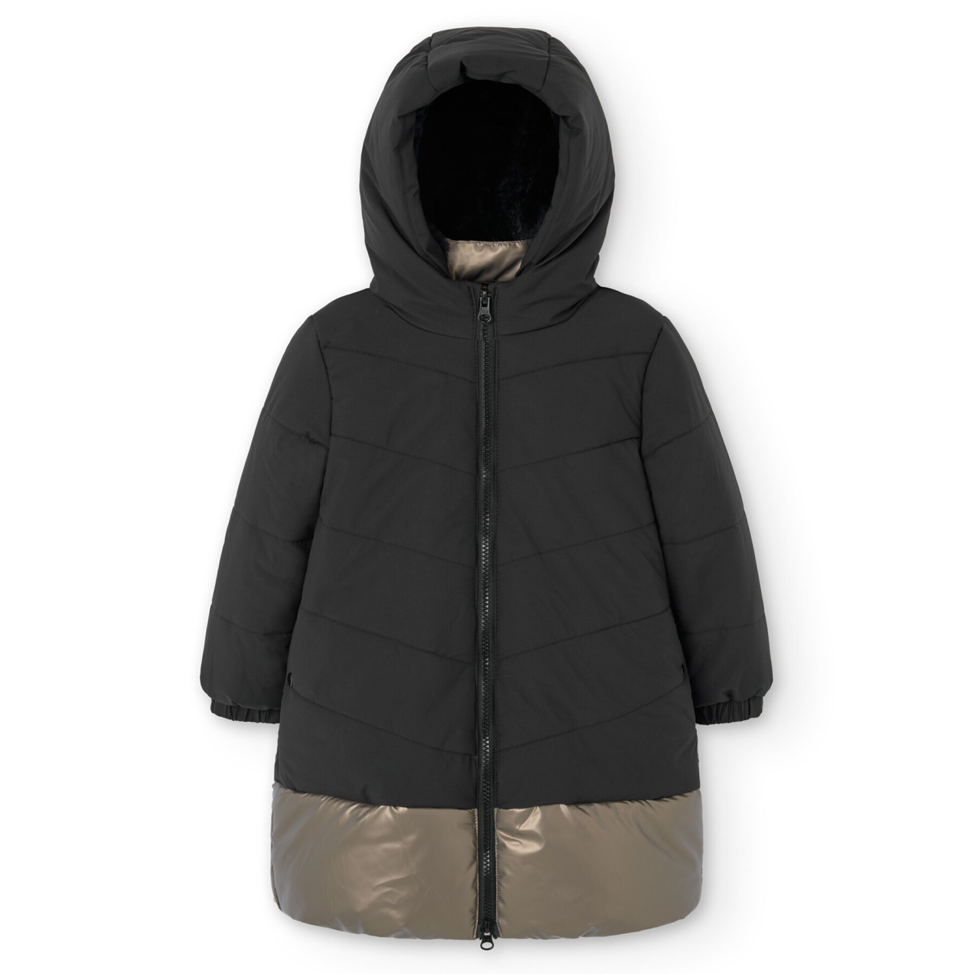 Parka tejido técnico negro - 12 años - 3