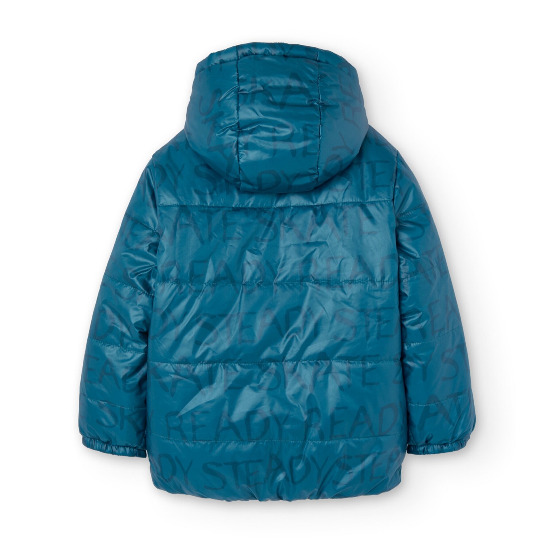 Parka reversible estampado letras (12A) - 4
