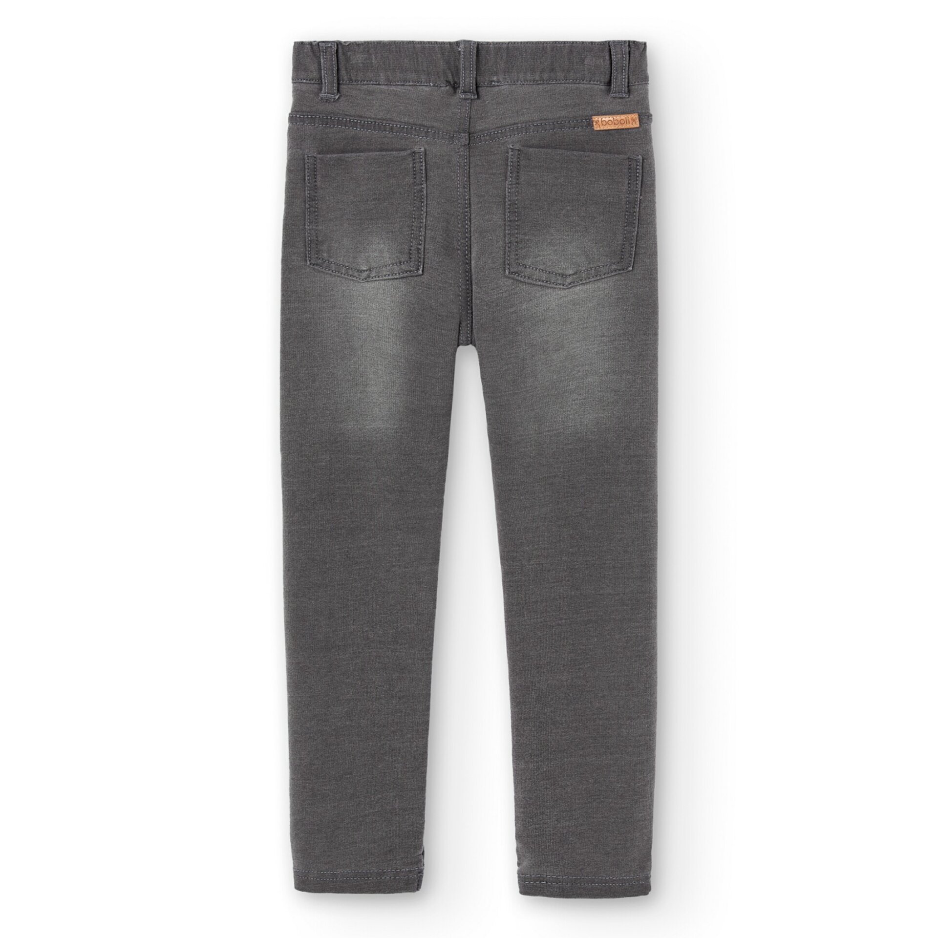 Pantalón felpa denim gris - 2