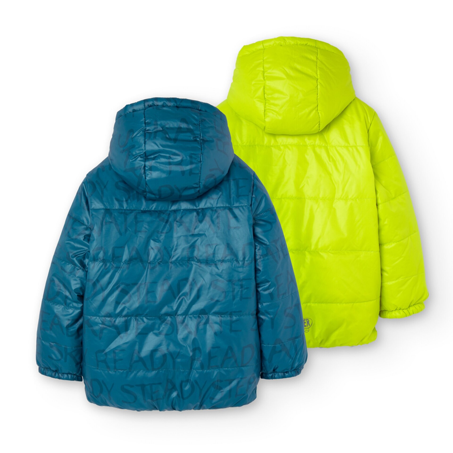 Parka reversible estampado letras (12A) - 2