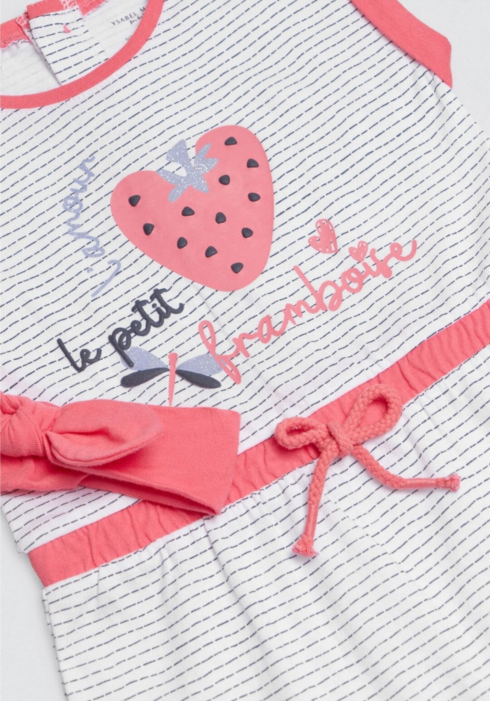Vestido bebé sin mangas y bandana Framboise - 2