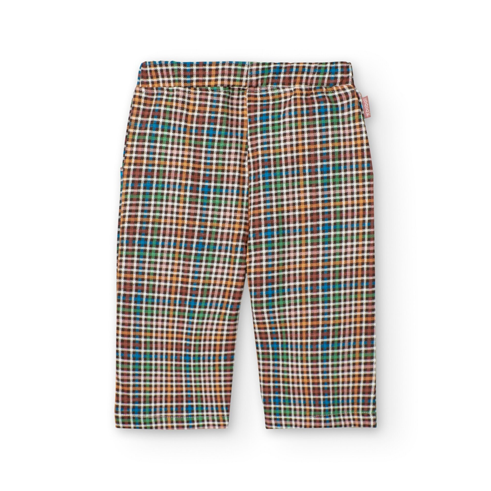 Pantalón punto cuadros niña multicolor (5A) - 2