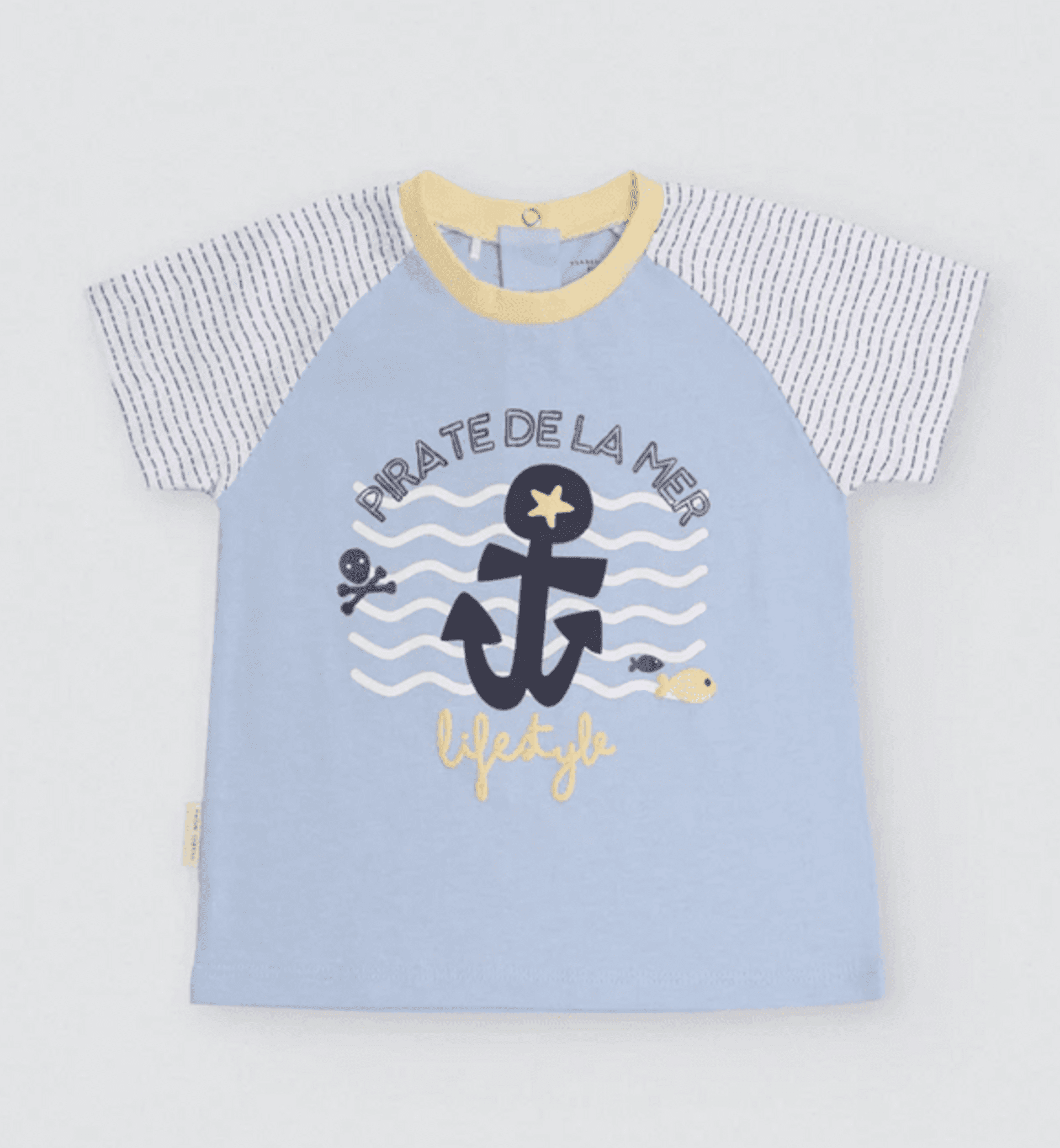 Conjunto bebé camiseta manga corta estampada y short - 2