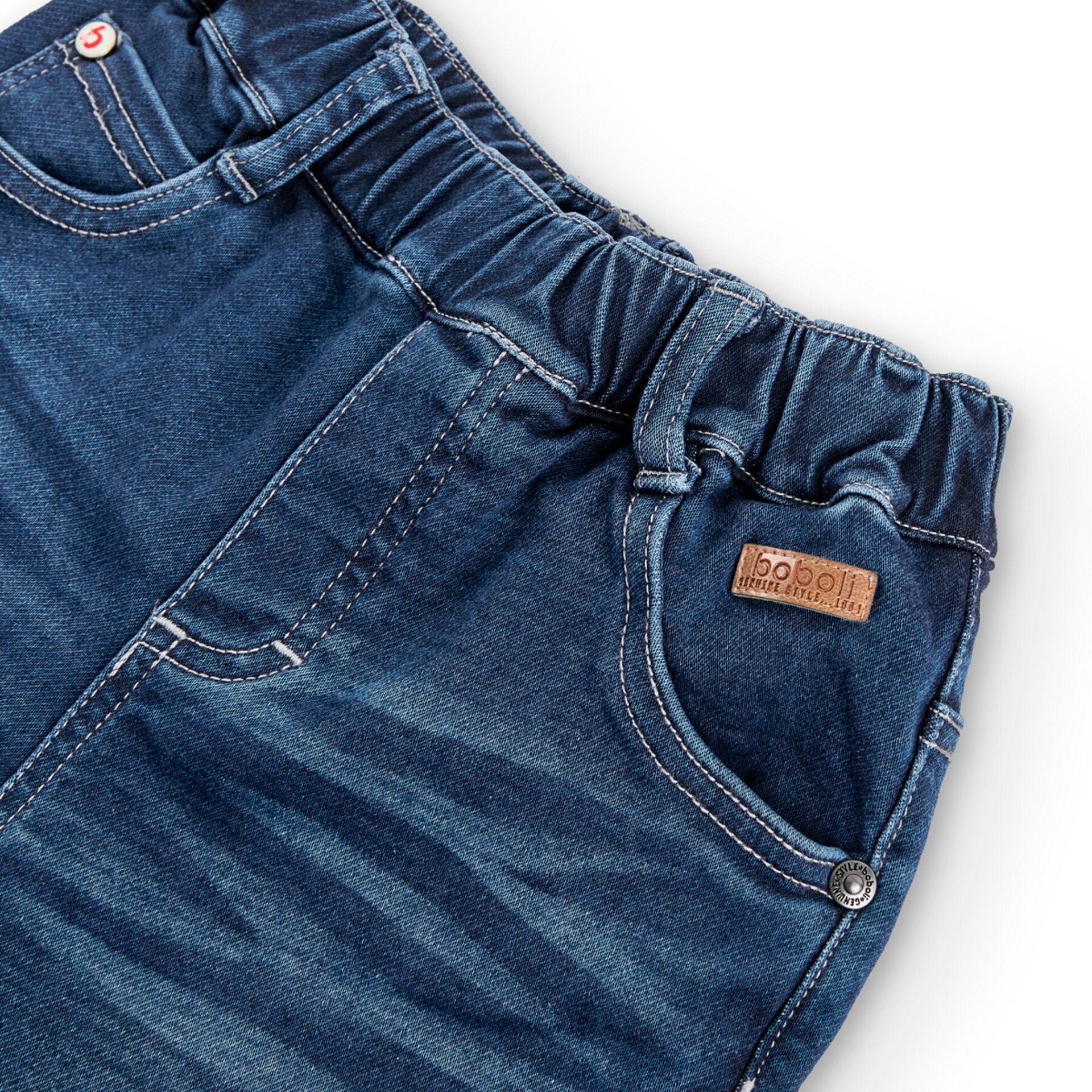 Bermuda denim azul medio - 3