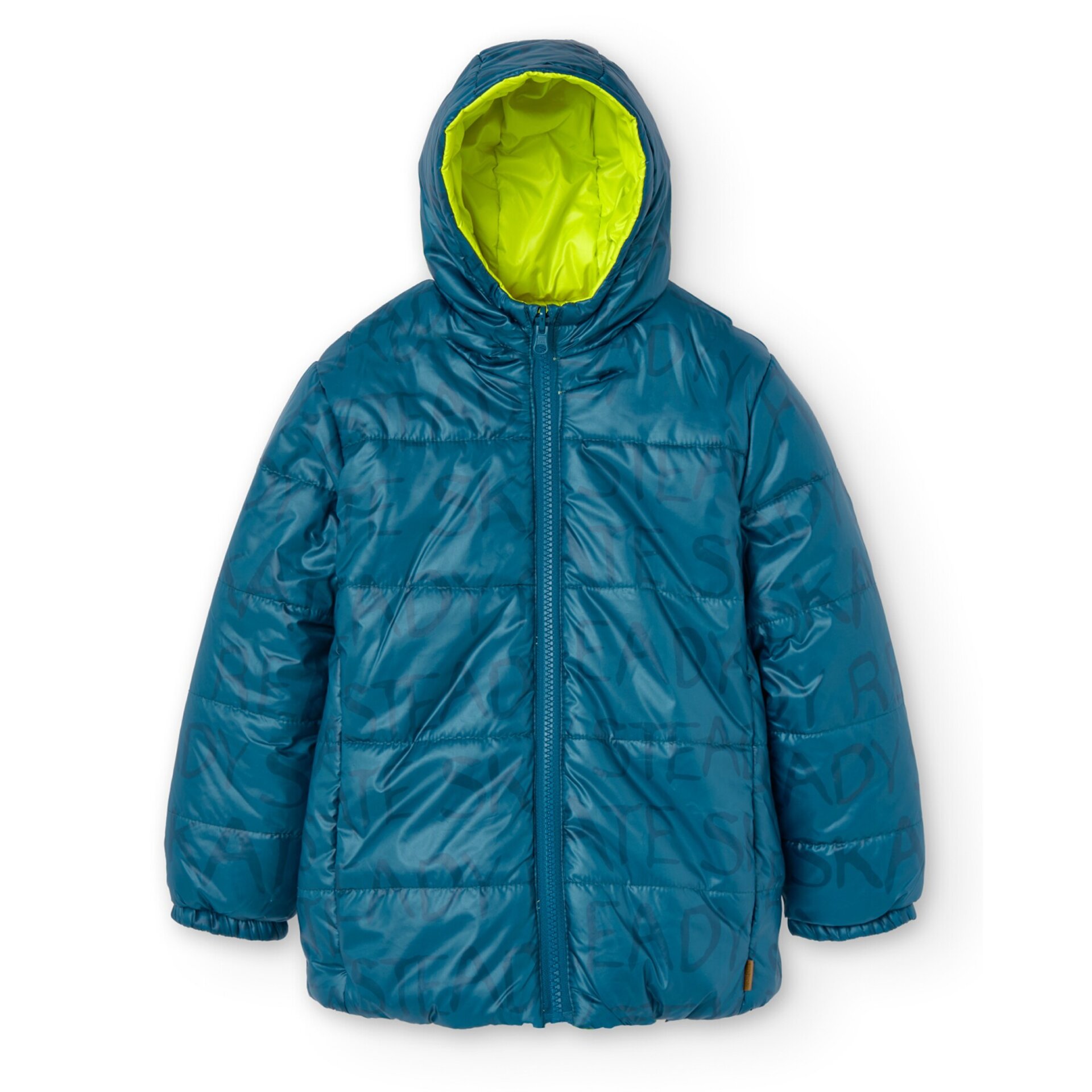 Parka reversible estampado letras (12A) - 5