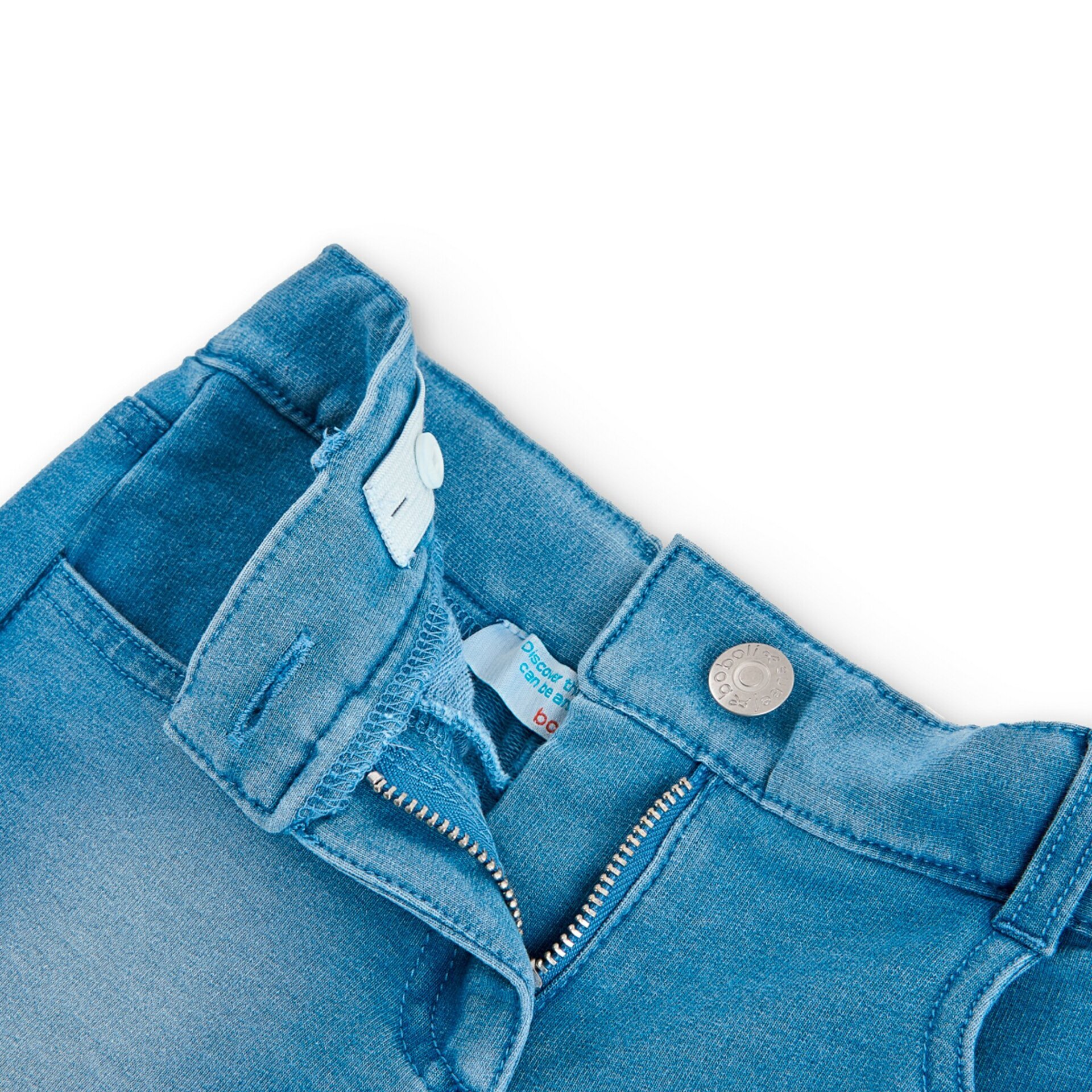Cjto. camiseta+Short denim algodón azul claro - 8 años - 3