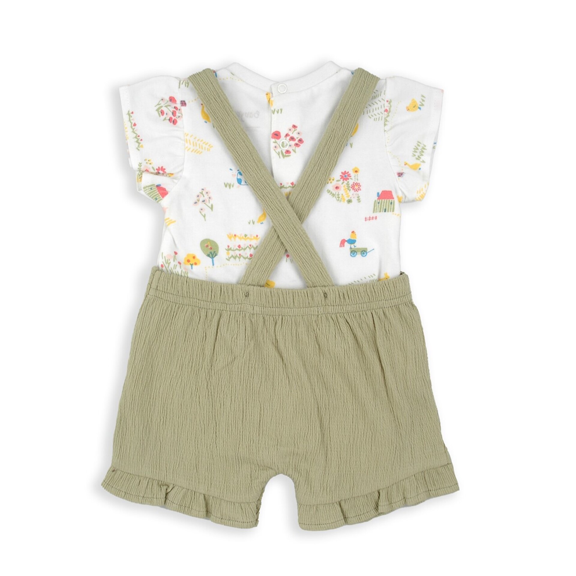 Peto verde con camiseta estampada - 2
