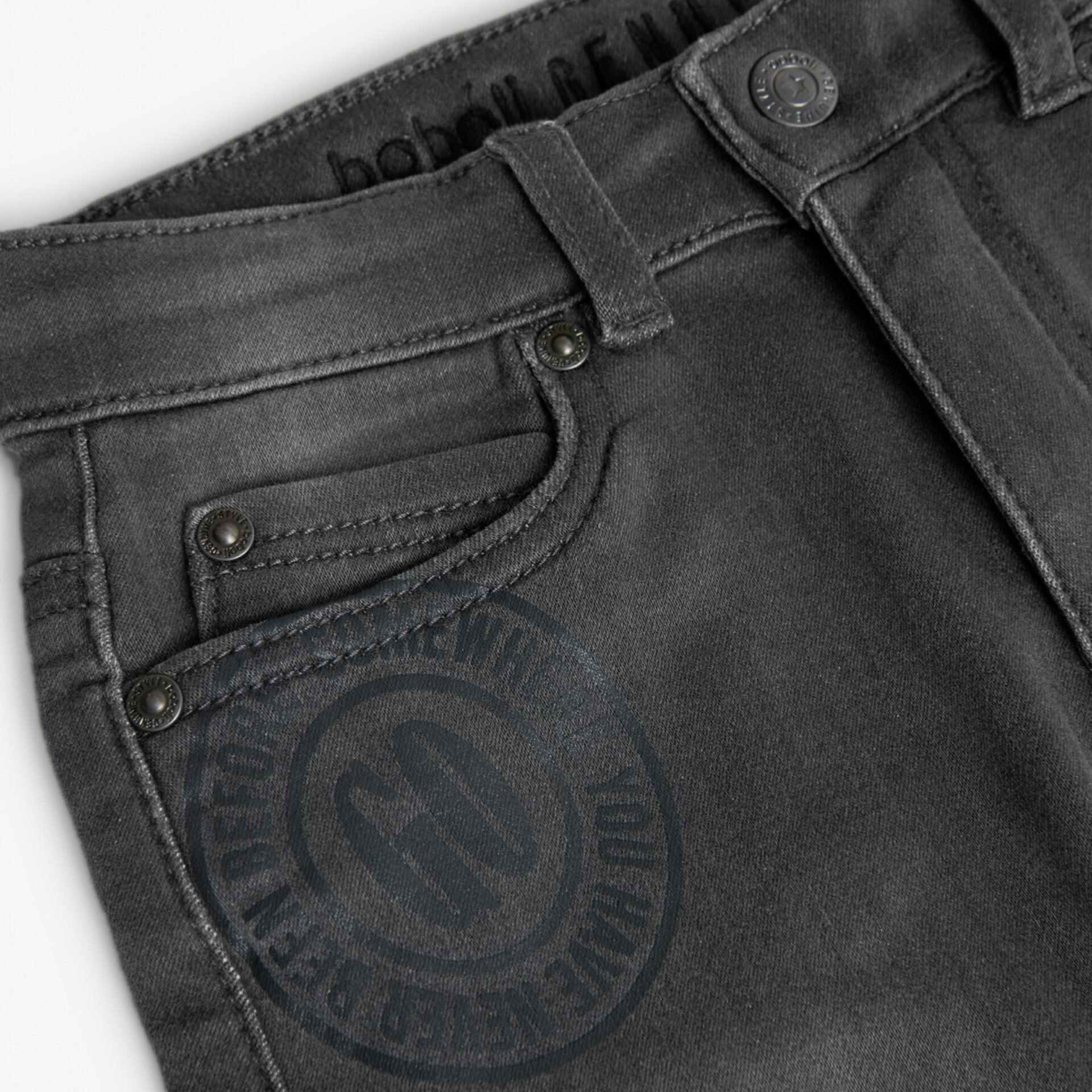 Pantalón denim gris - 3