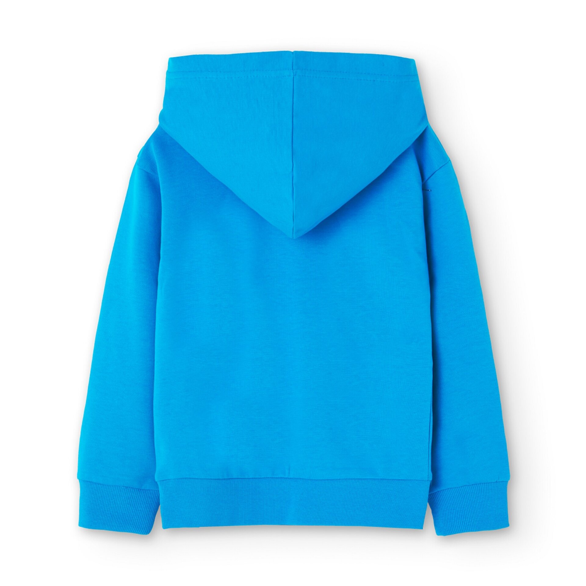 Sudadera canguro azul capucha (16A) - 2